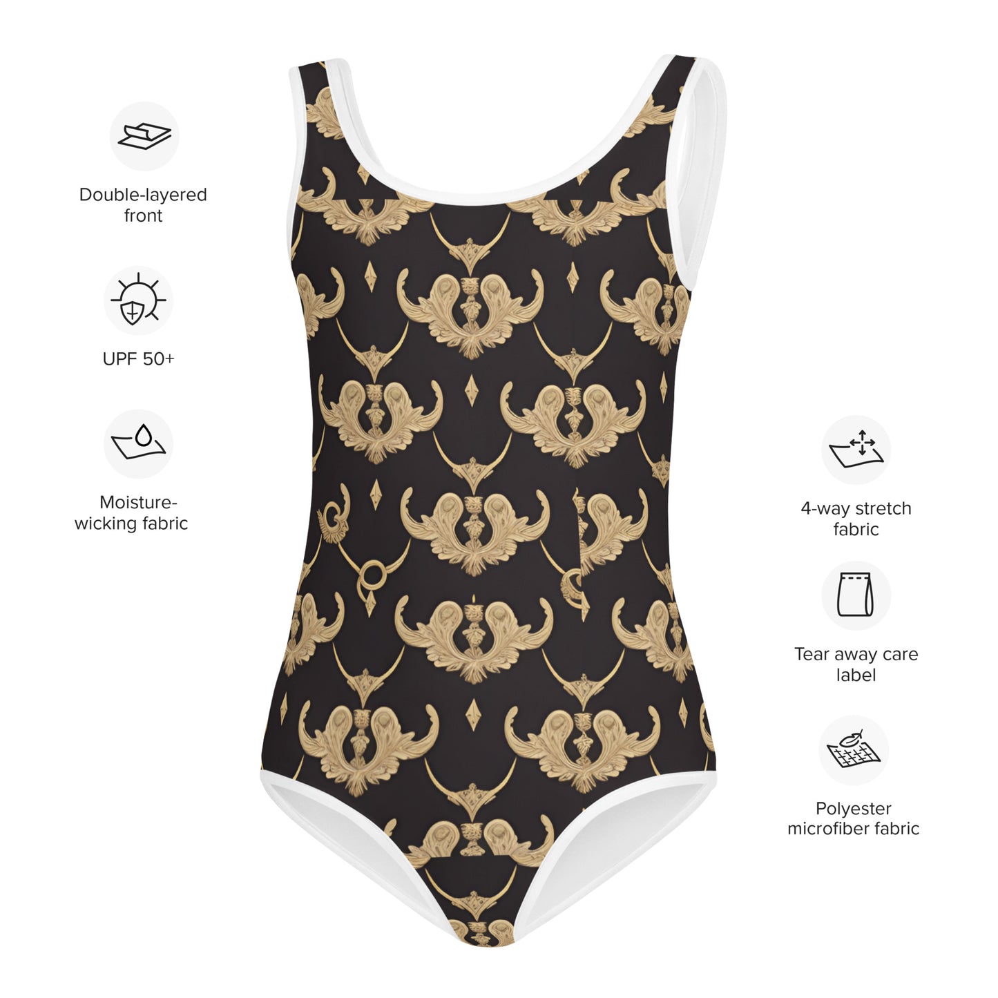 All-Over Print Kids Swimsuit