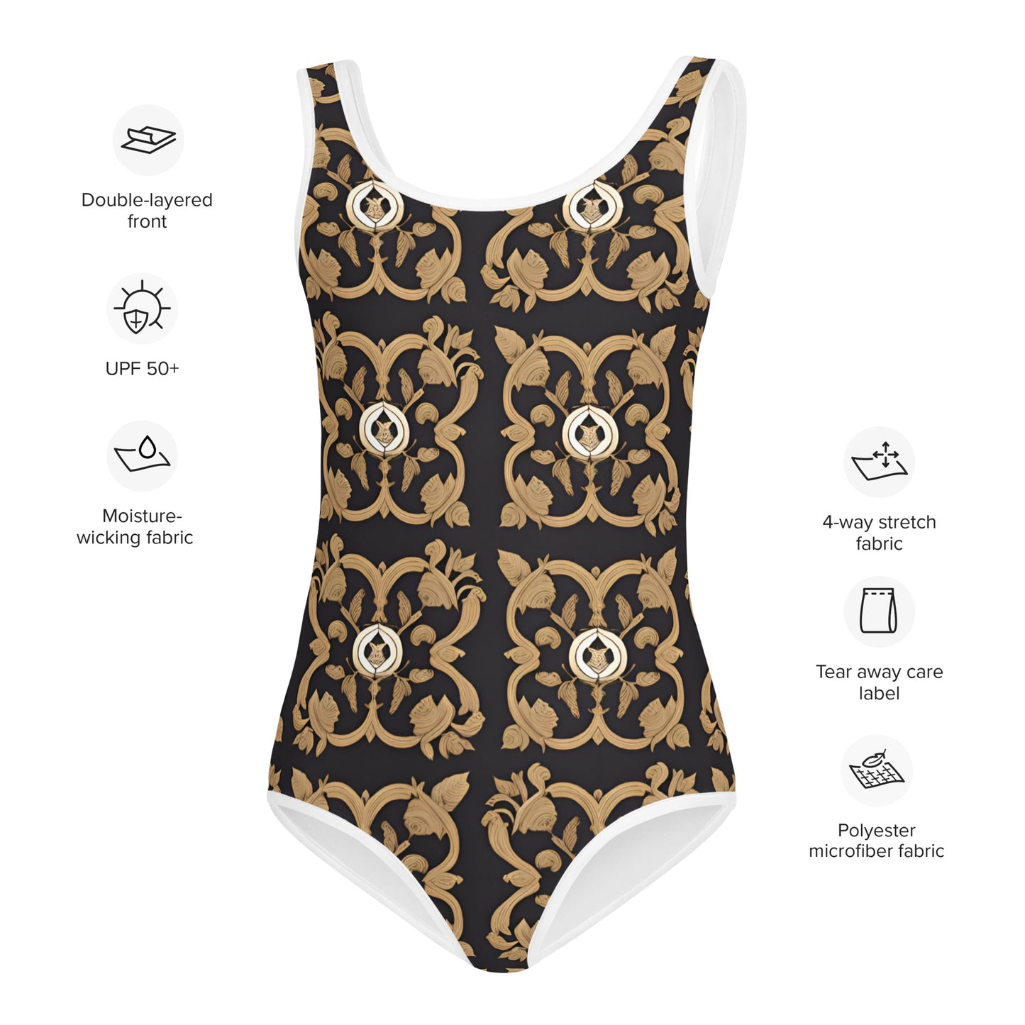 All-Over Print Kids Swimsuit