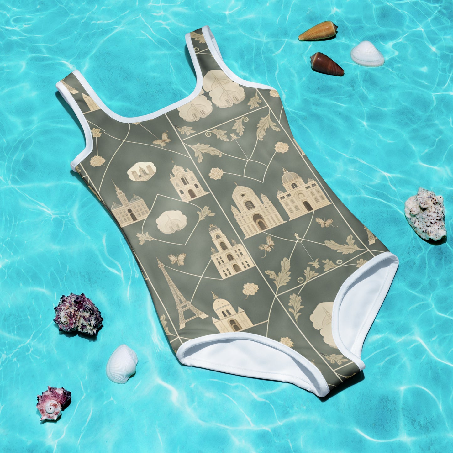 All-Over Print Kids Swimsuit