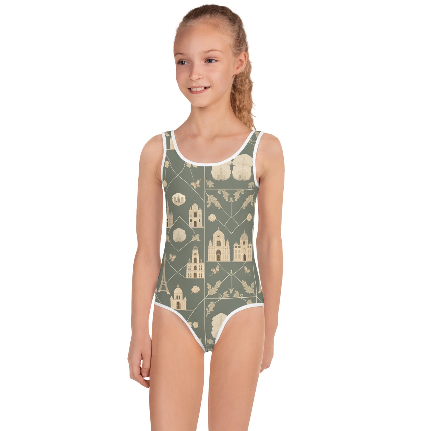 All-Over Print Kids Swimsuit