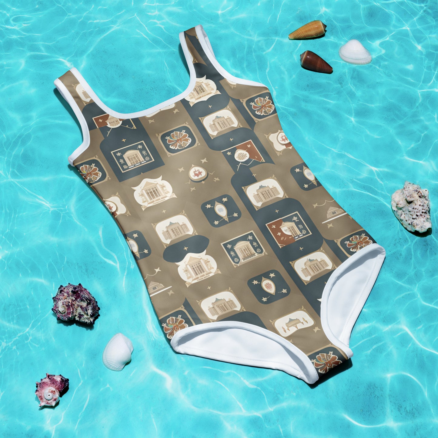 All-Over Print Kids Swimsuit