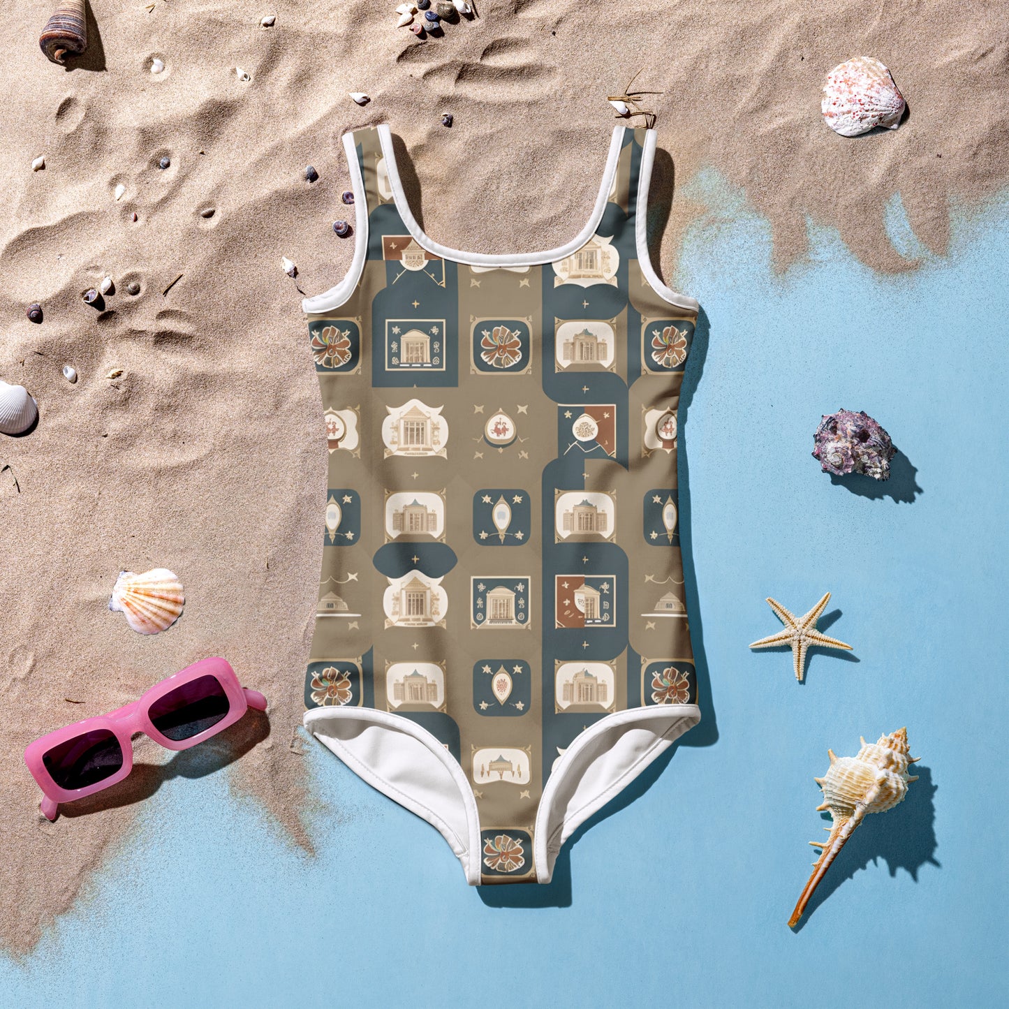 All-Over Print Kids Swimsuit