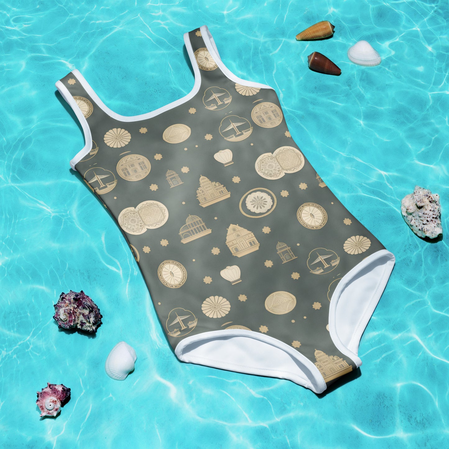 All-Over Print Kids Swimsuit