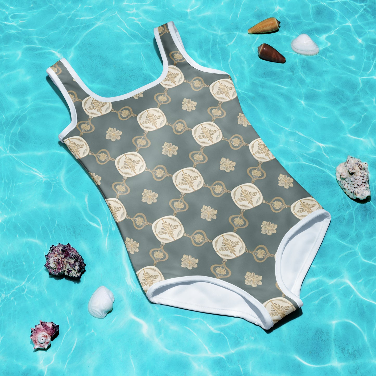 All-Over Print Kids Swimsuit