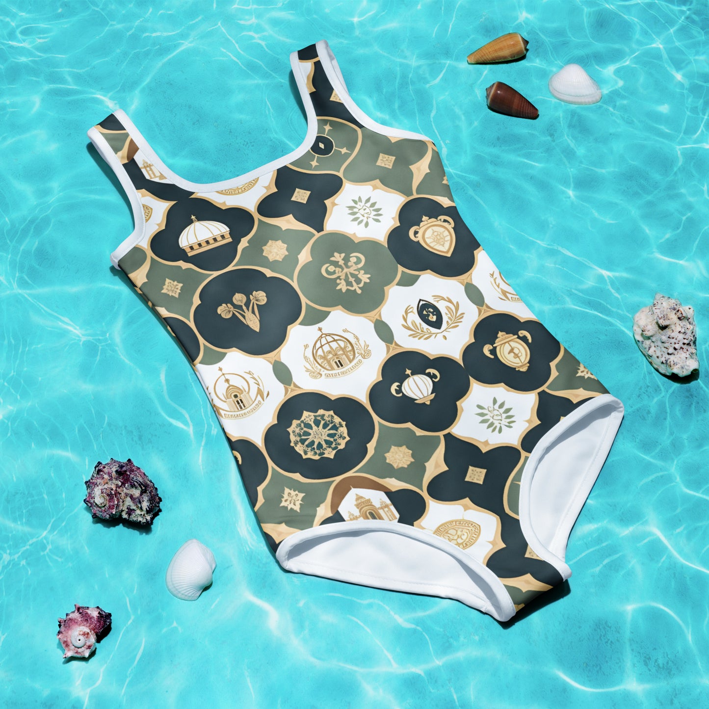 All-Over Print Kids Swimsuit