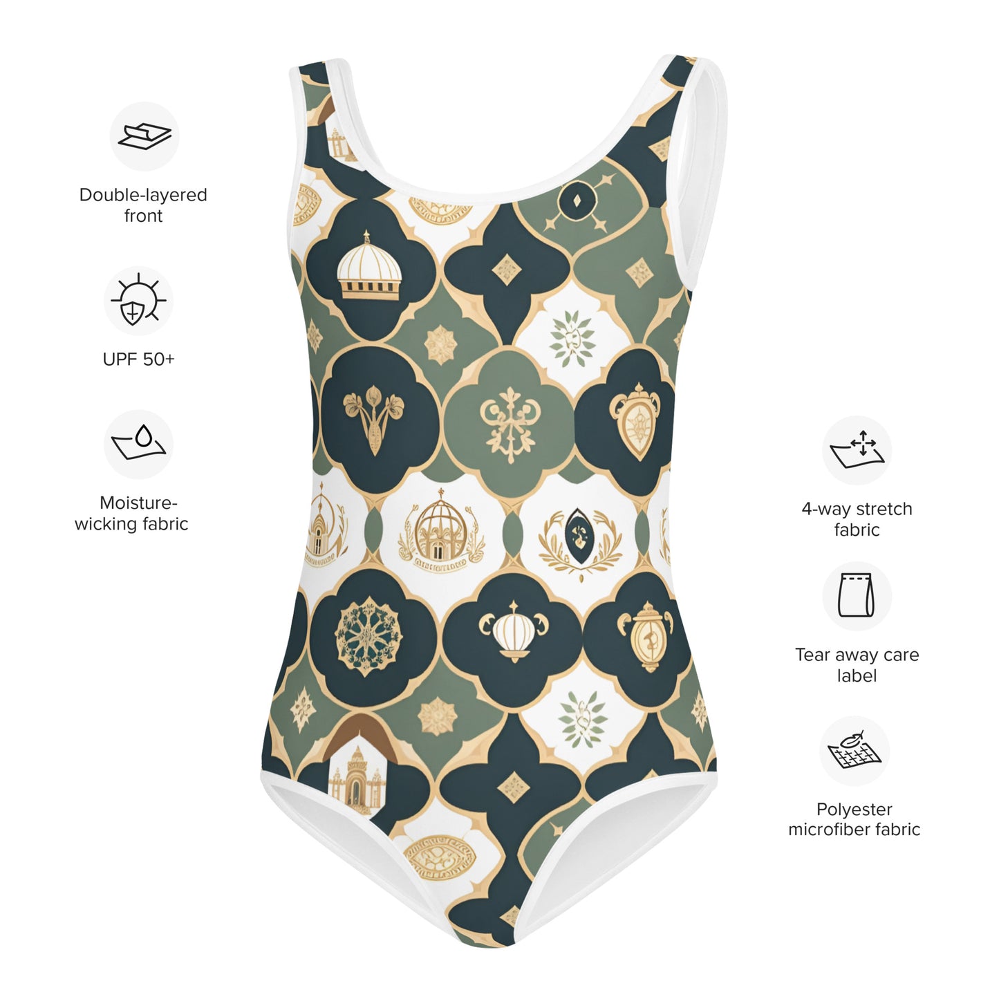 All-Over Print Kids Swimsuit