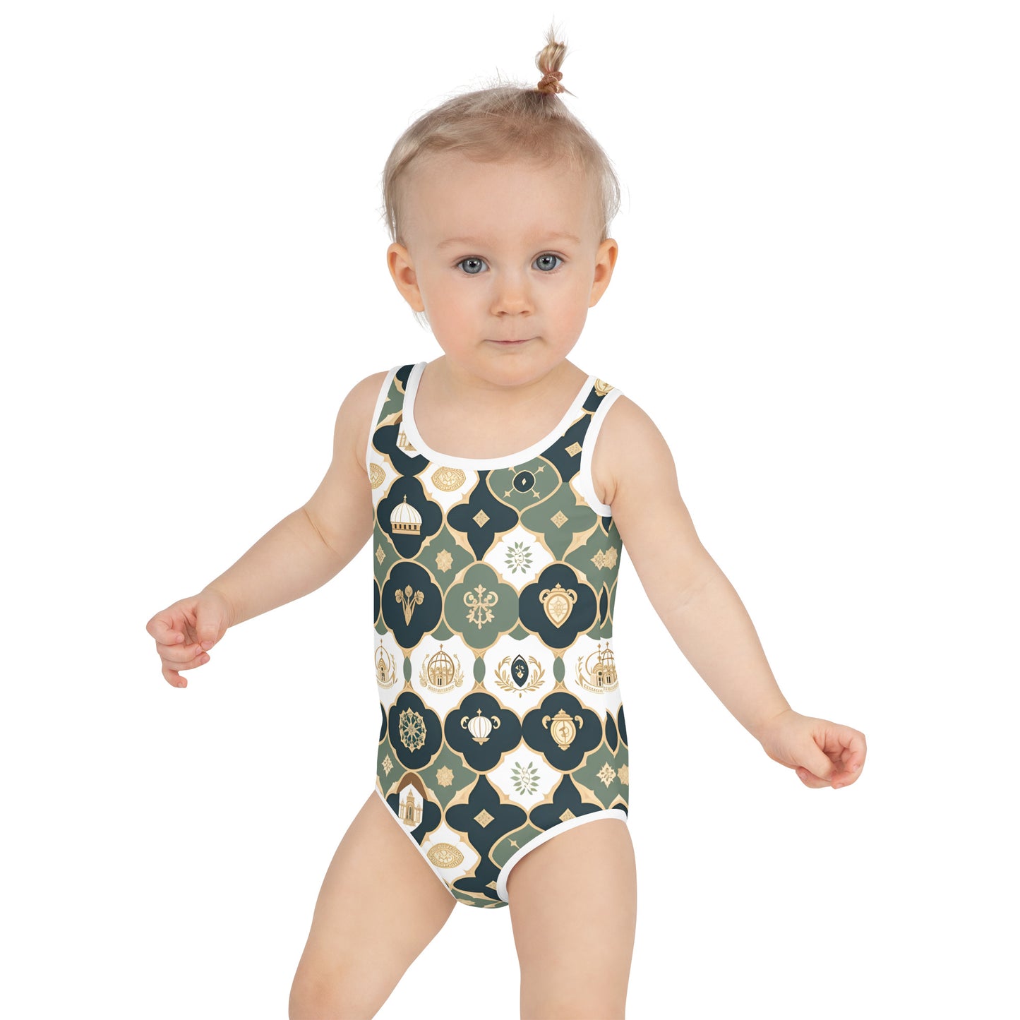 All-Over Print Kids Swimsuit