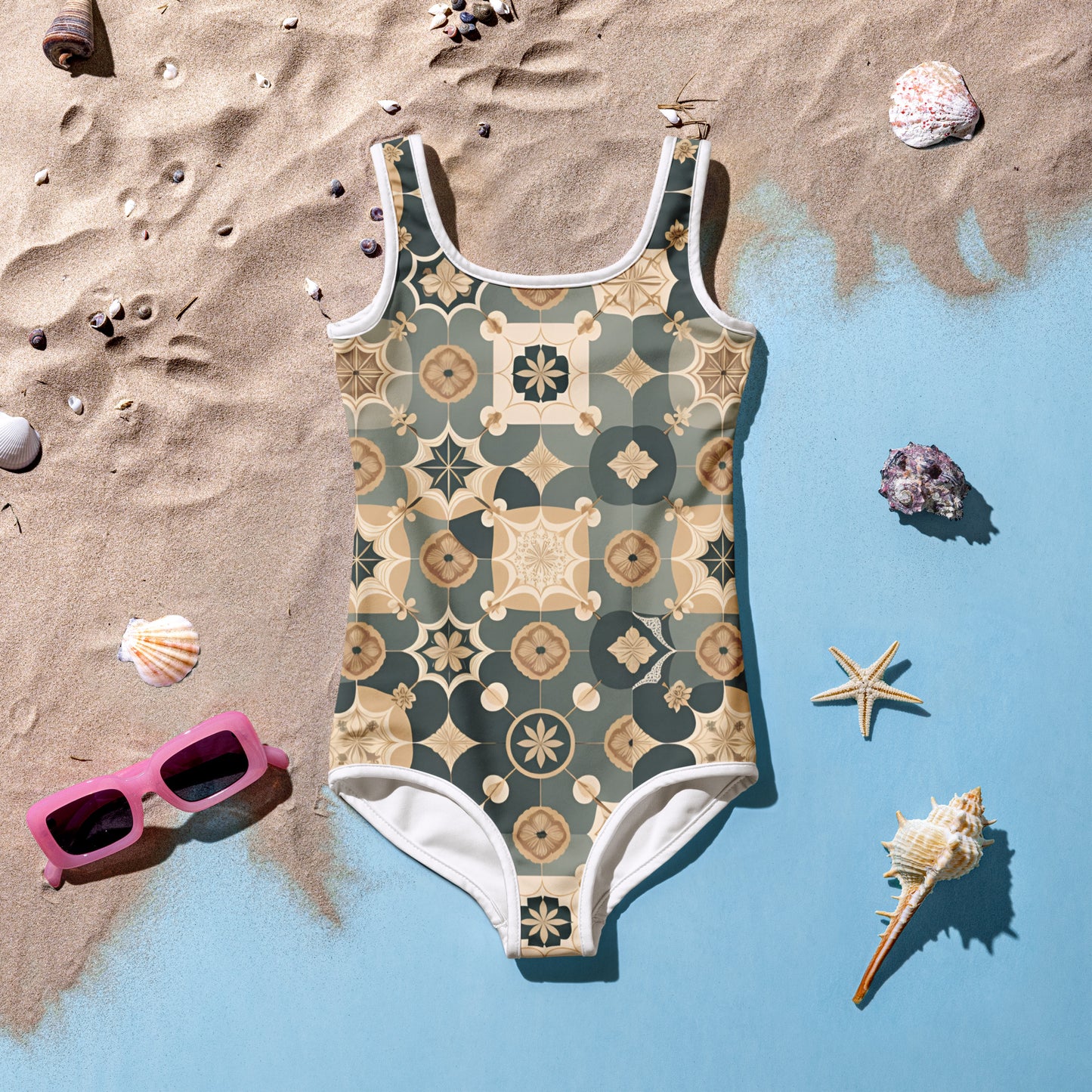 All-Over Print Kids Swimsuit