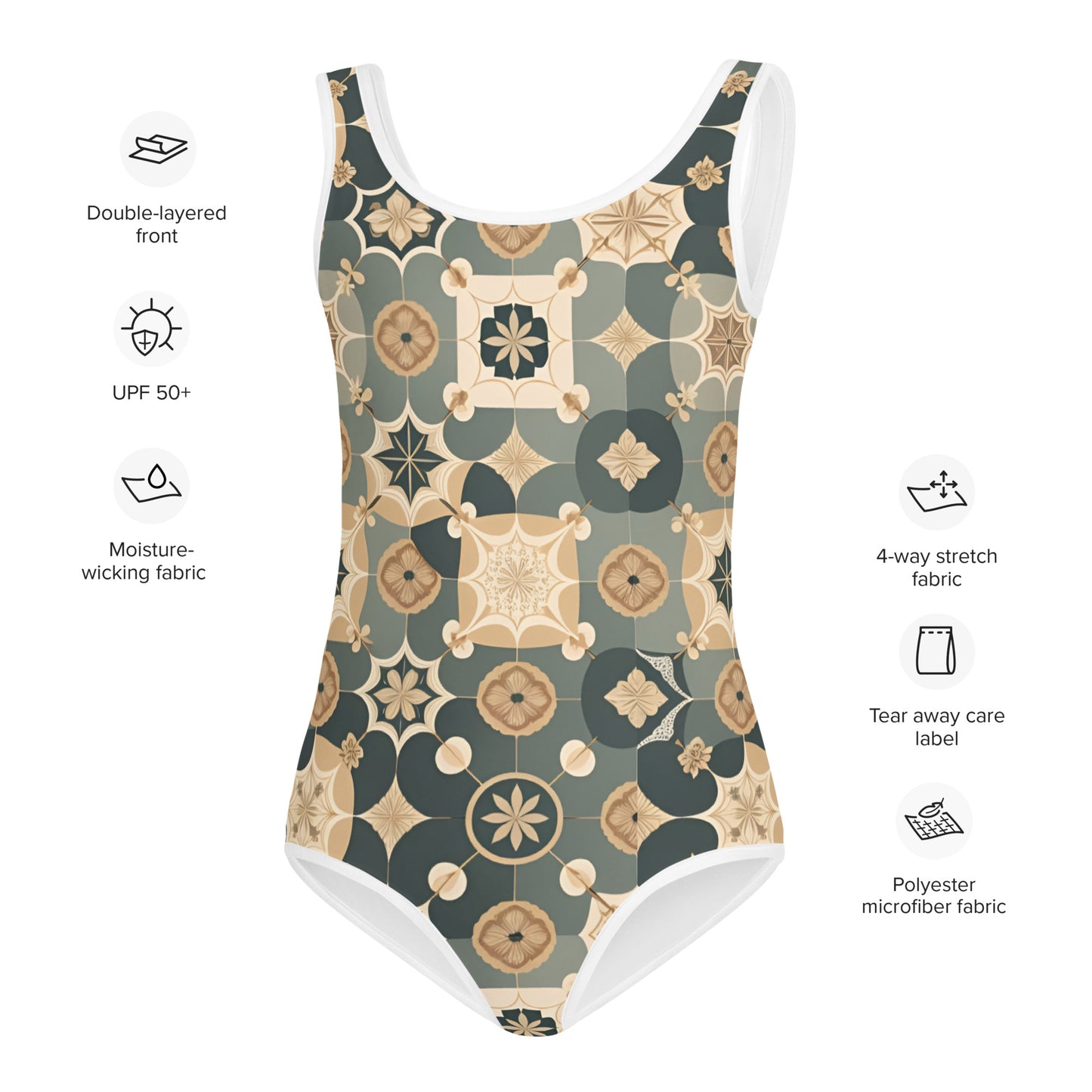 All-Over Print Kids Swimsuit