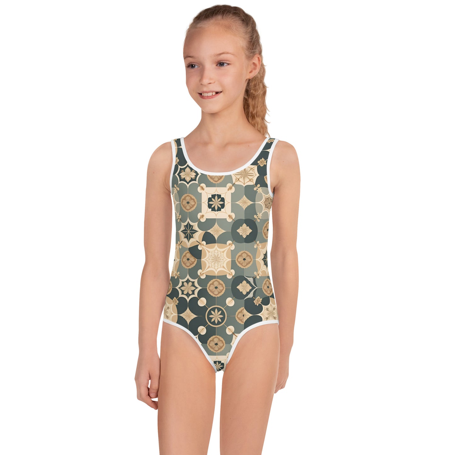 All-Over Print Kids Swimsuit