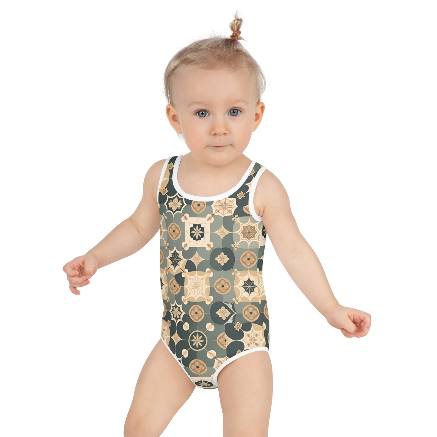 All-Over Print Kids Swimsuit