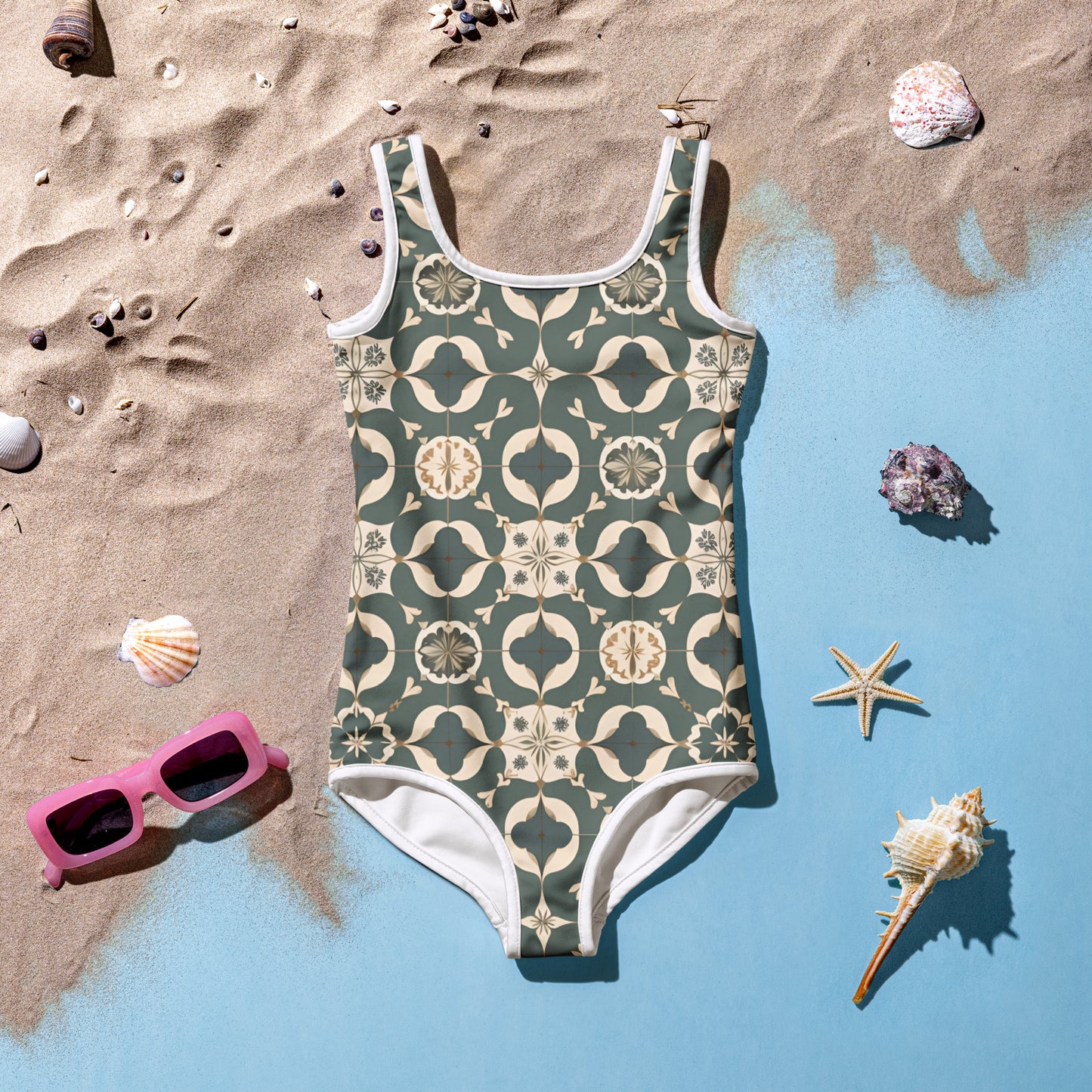 All-Over Print Kids Swimsuit