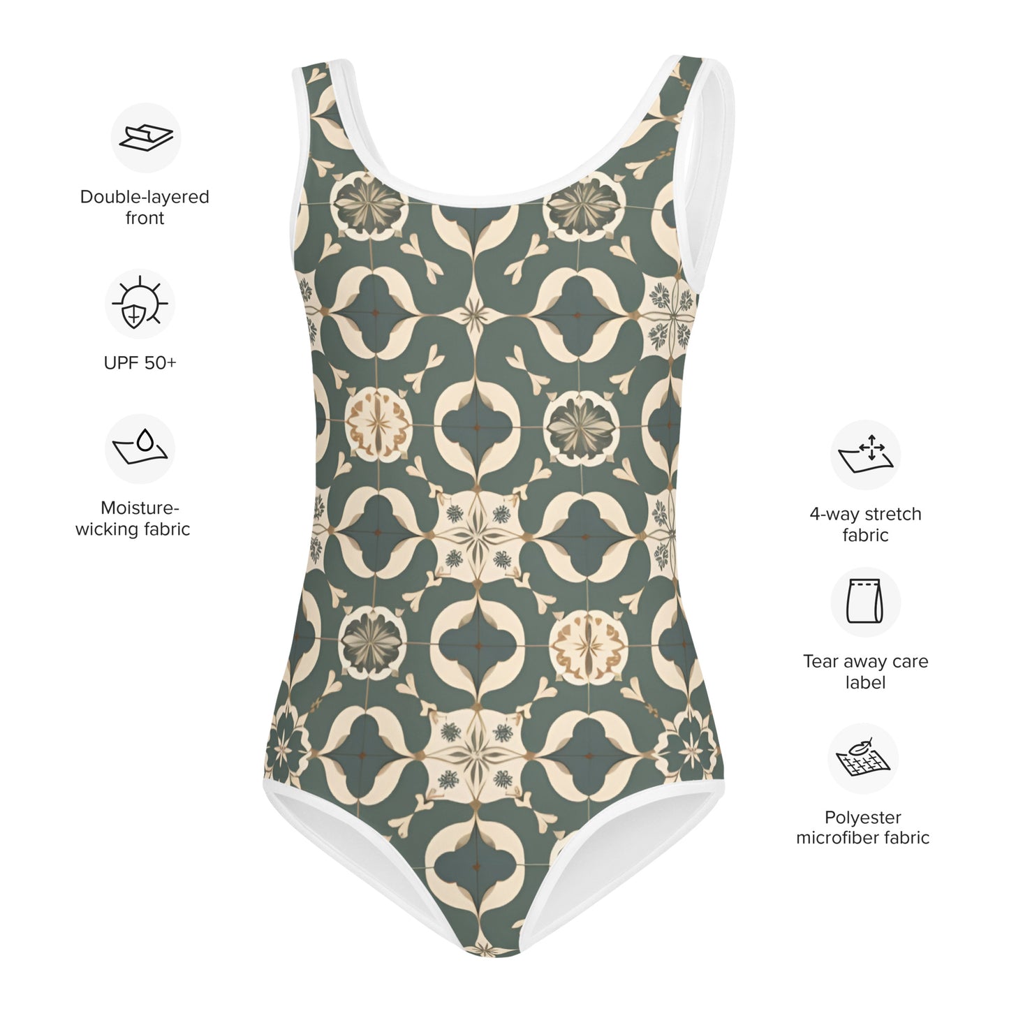 All-Over Print Kids Swimsuit