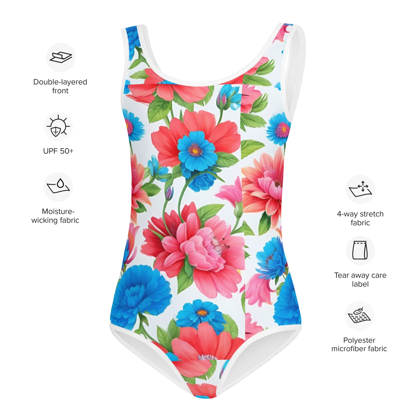 All-Over Print Kids Swimsuit