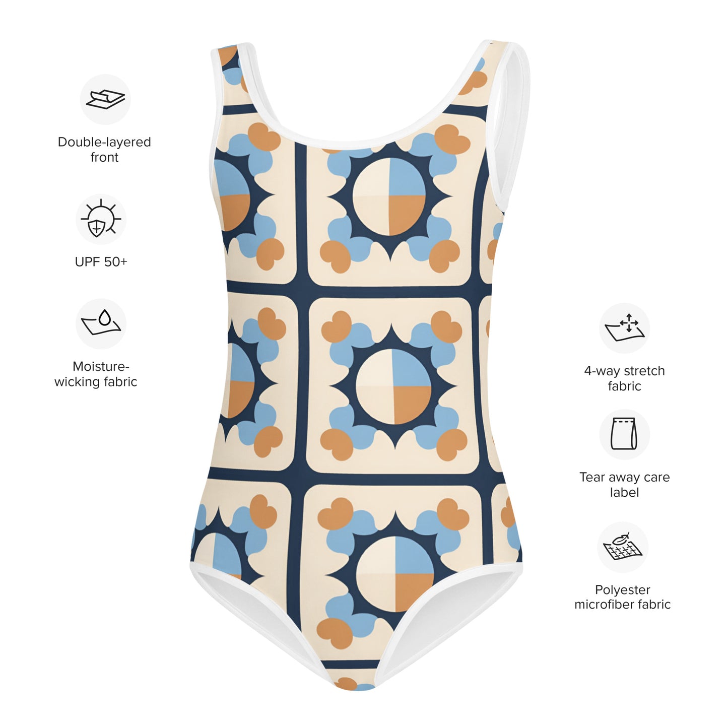 All-Over Print Kids Swimsuit