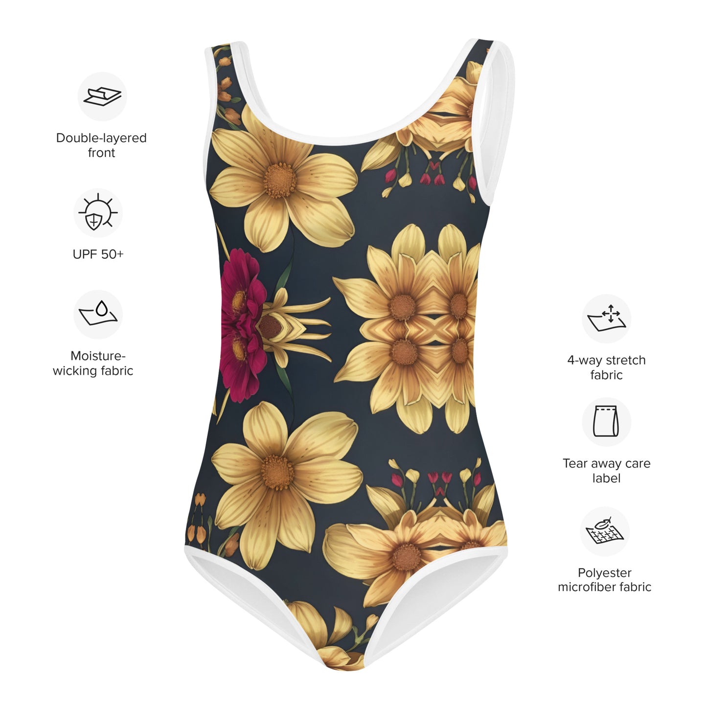 All-Over Print Kids Swimsuit