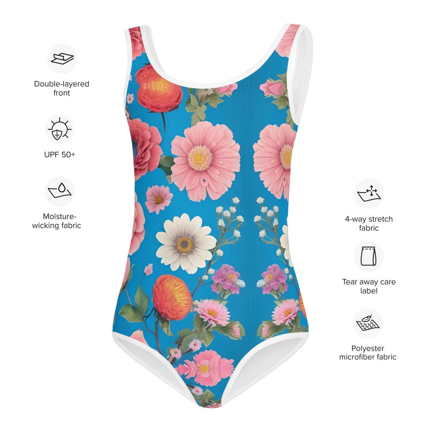 All-Over Print Kids Swimsuit