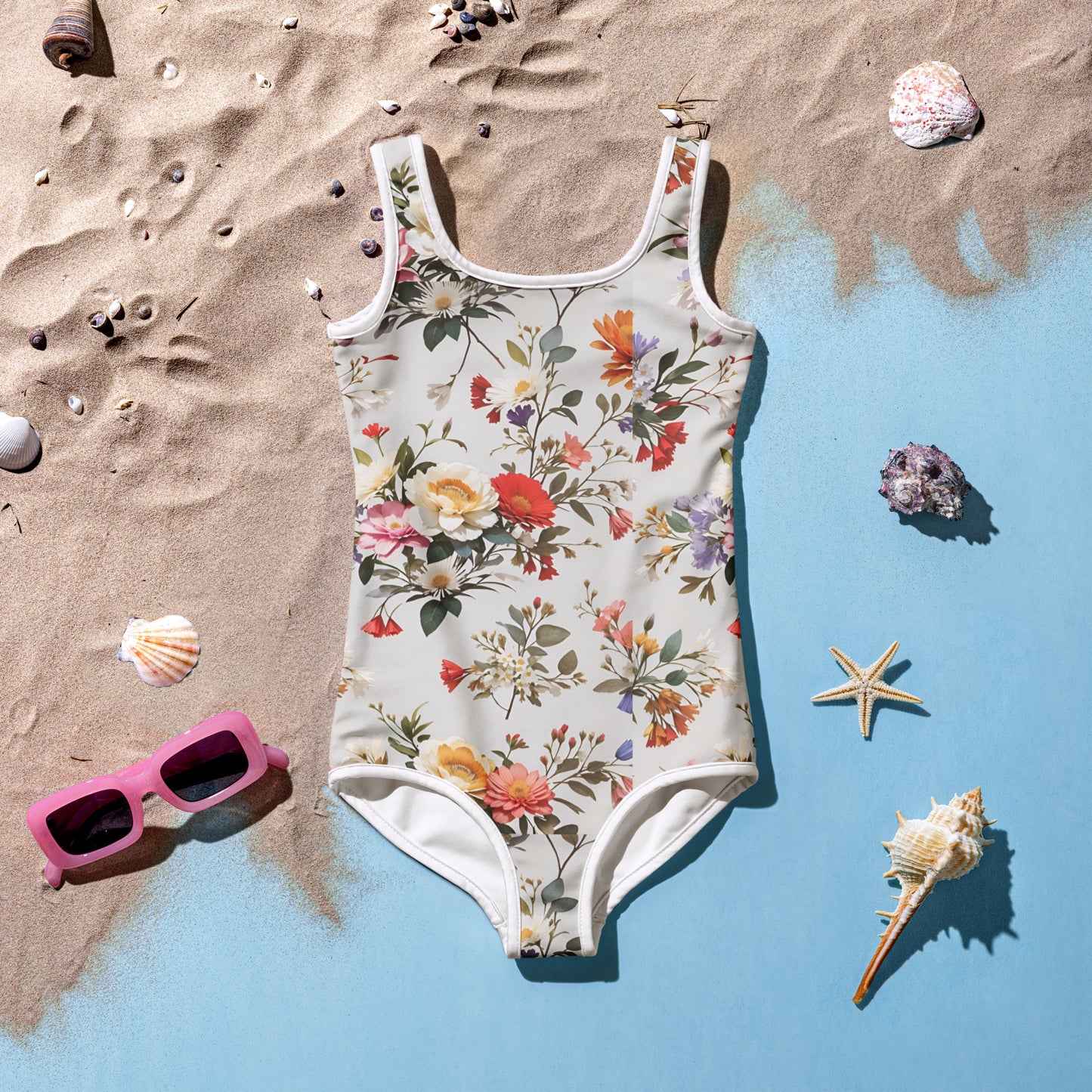 All-Over Print Kids Swimsuit