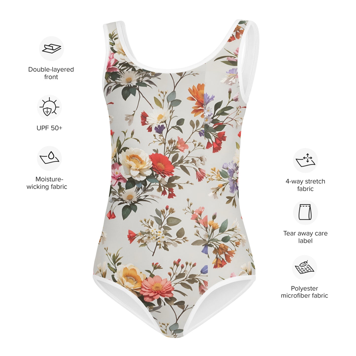 All-Over Print Kids Swimsuit