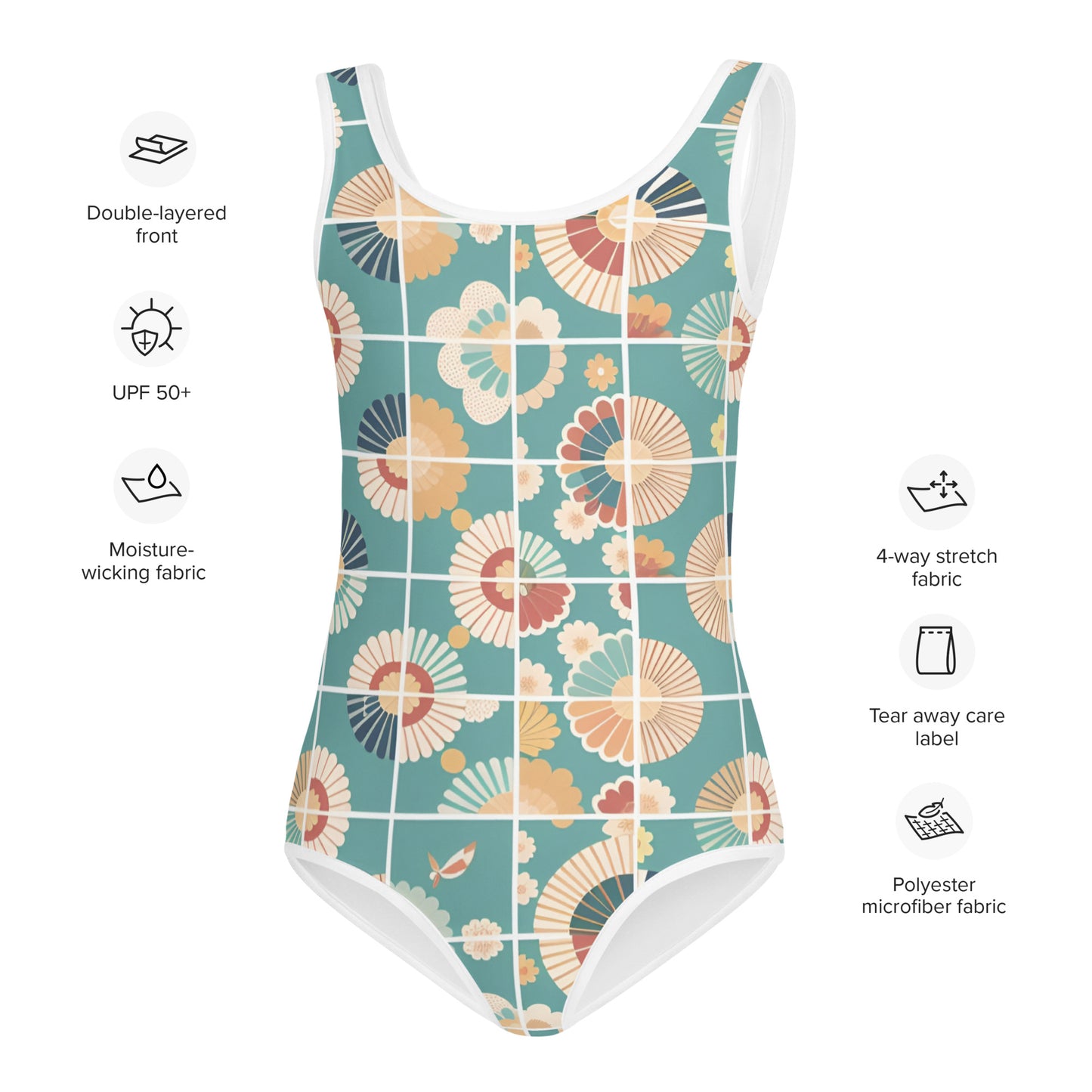 All-Over Print Kids Swimsuit