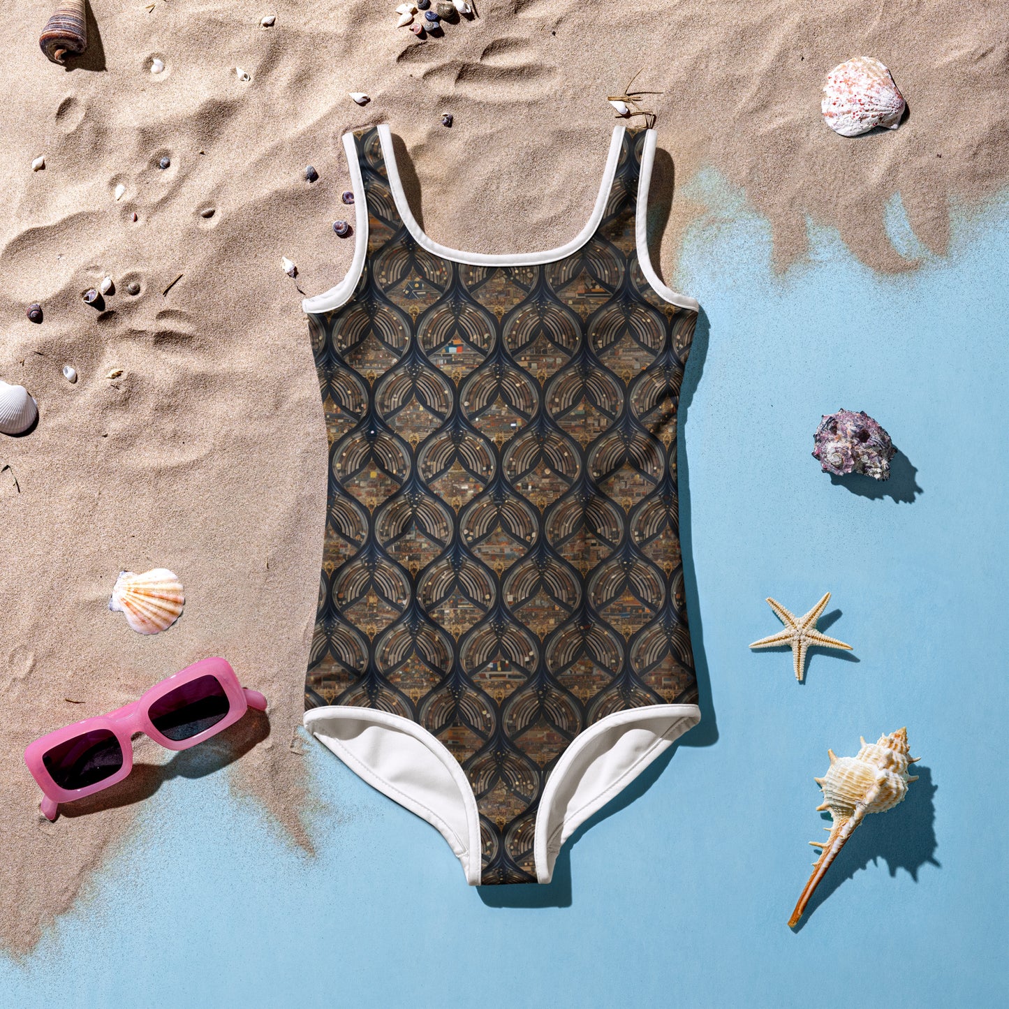 All-Over Print Kids Swimsuit