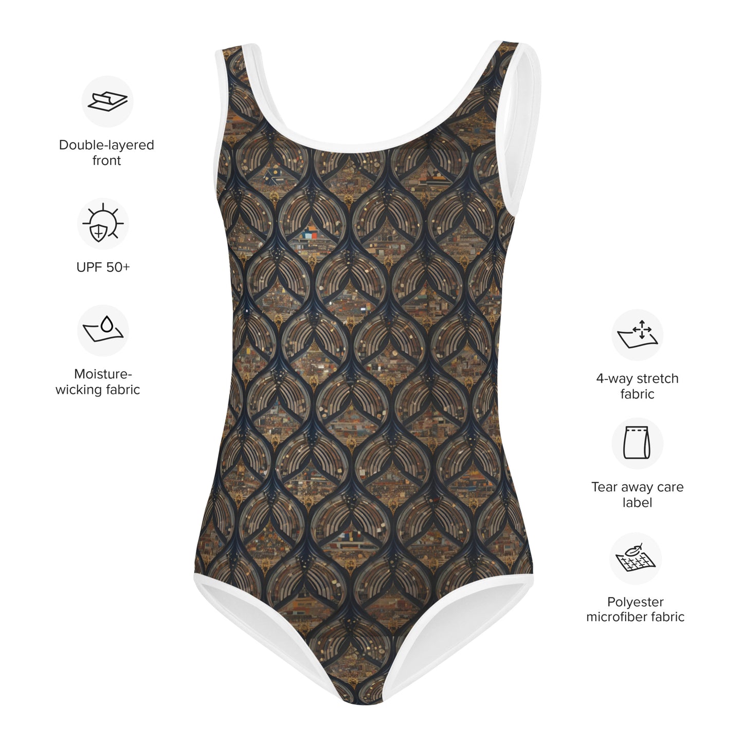 All-Over Print Kids Swimsuit