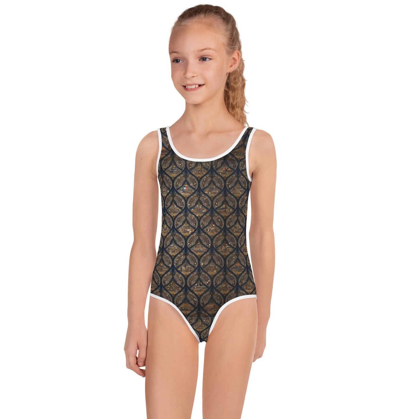 All-Over Print Kids Swimsuit