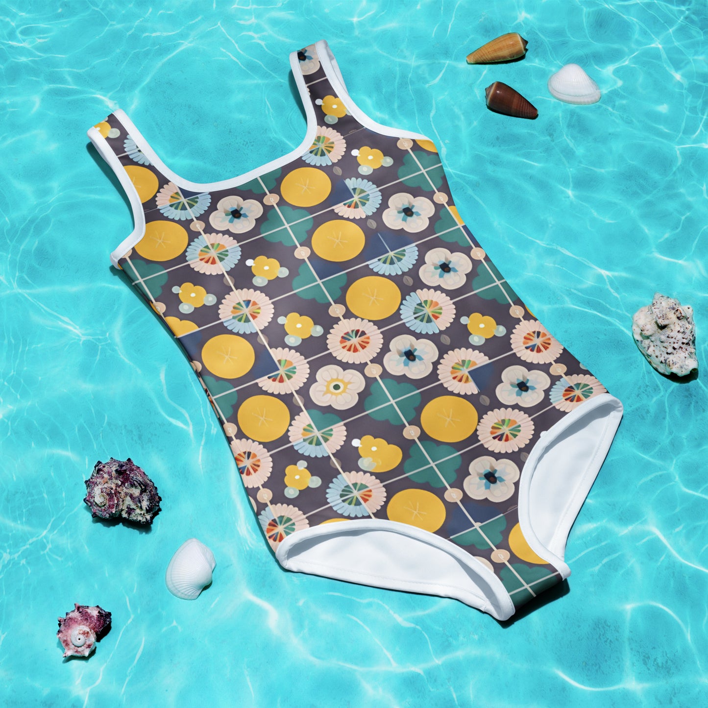 All-Over Print Kids Swimsuit