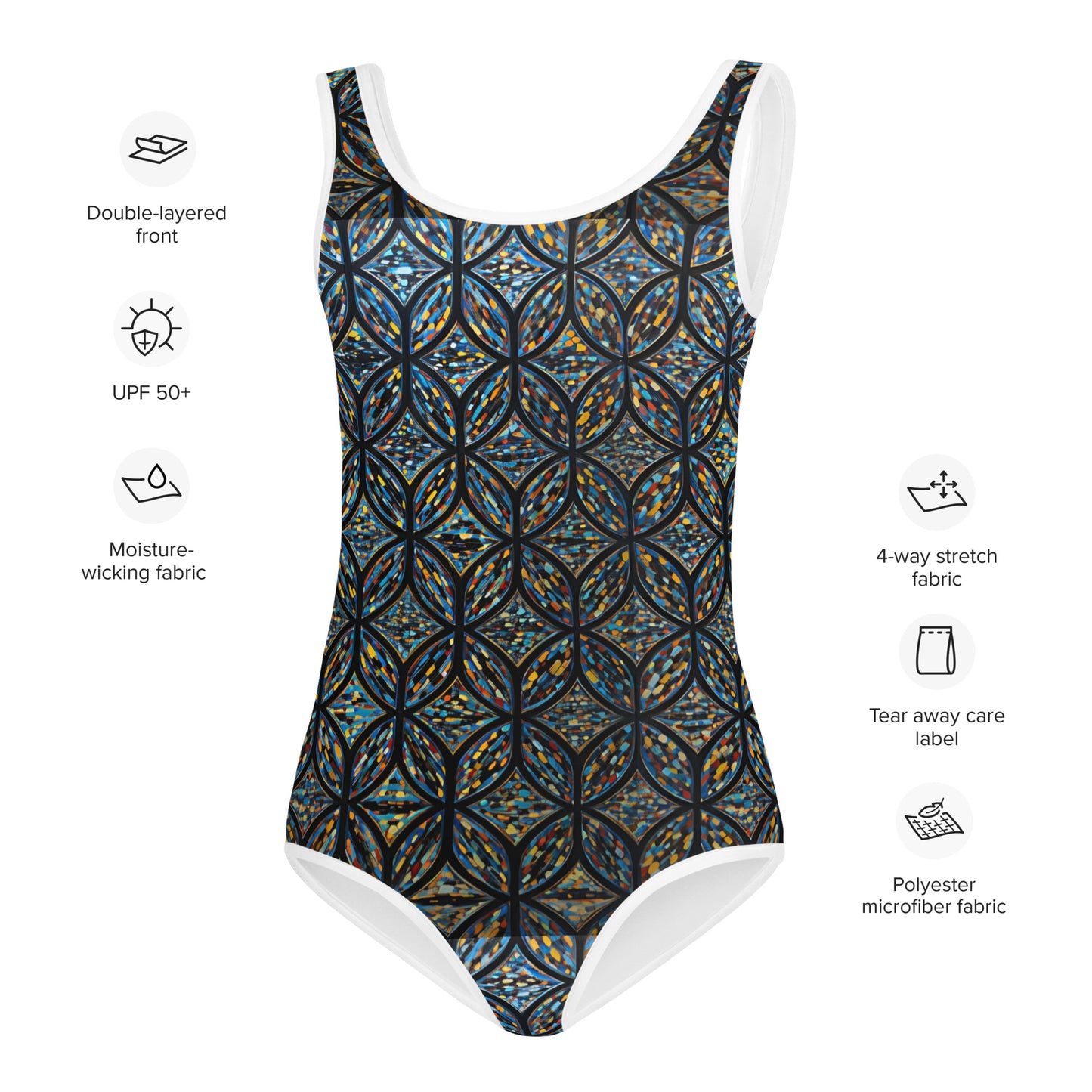 All-Over Print Kids Swimsuit