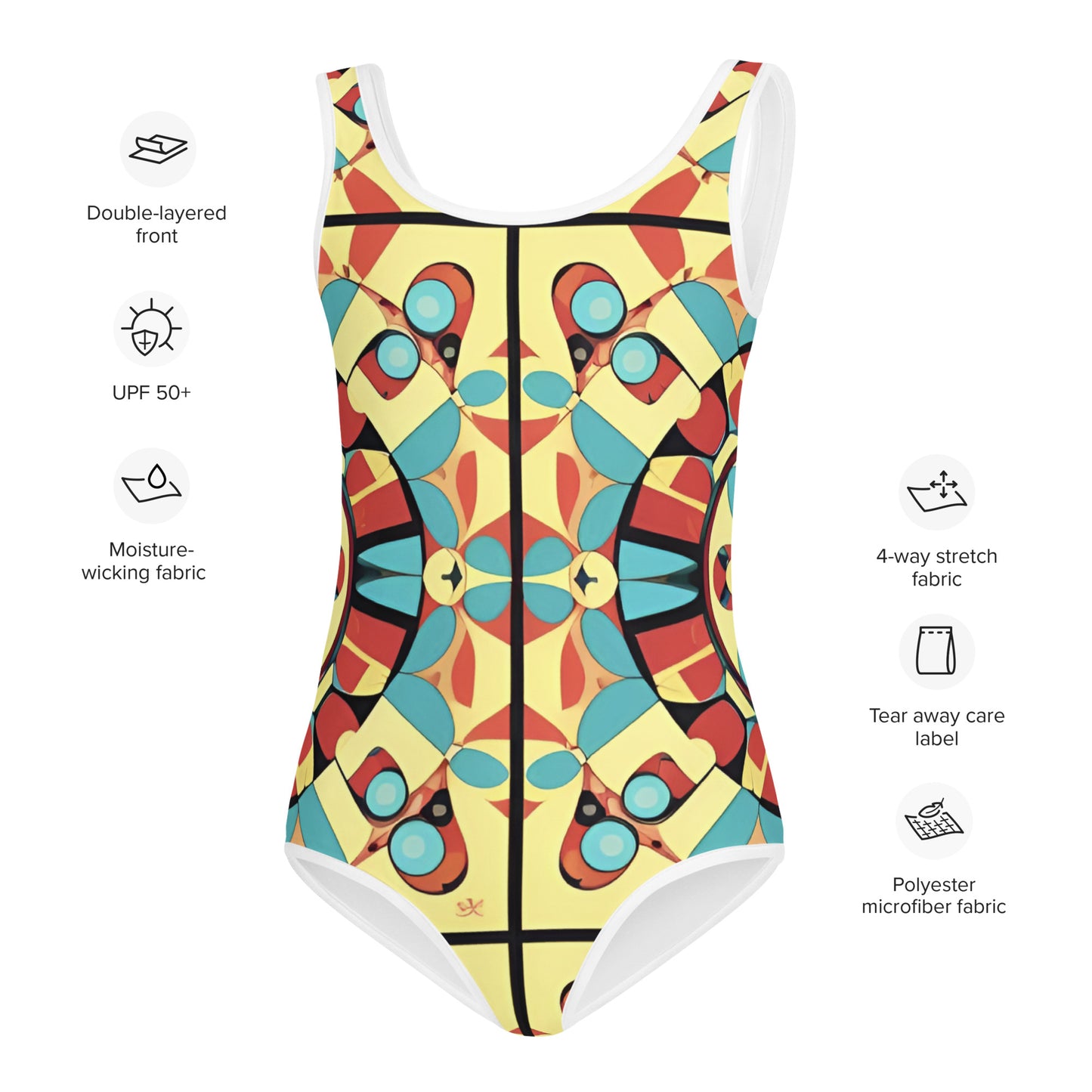 All-Over Print Kids Swimsuit