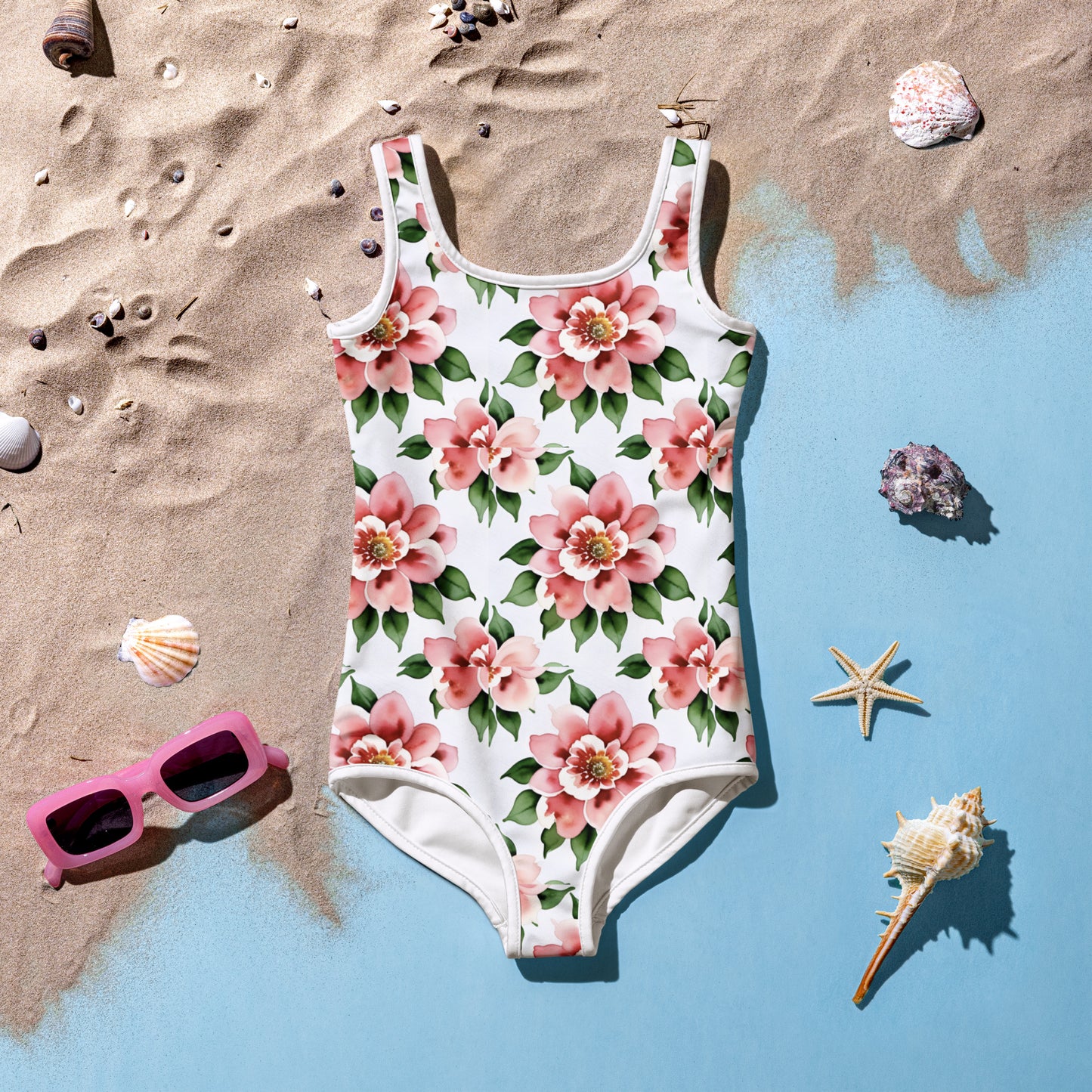 All-Over Print Kids Swimsuit