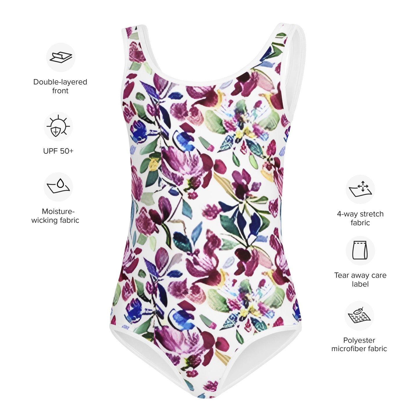 All-Over Print Kids Swimsuit