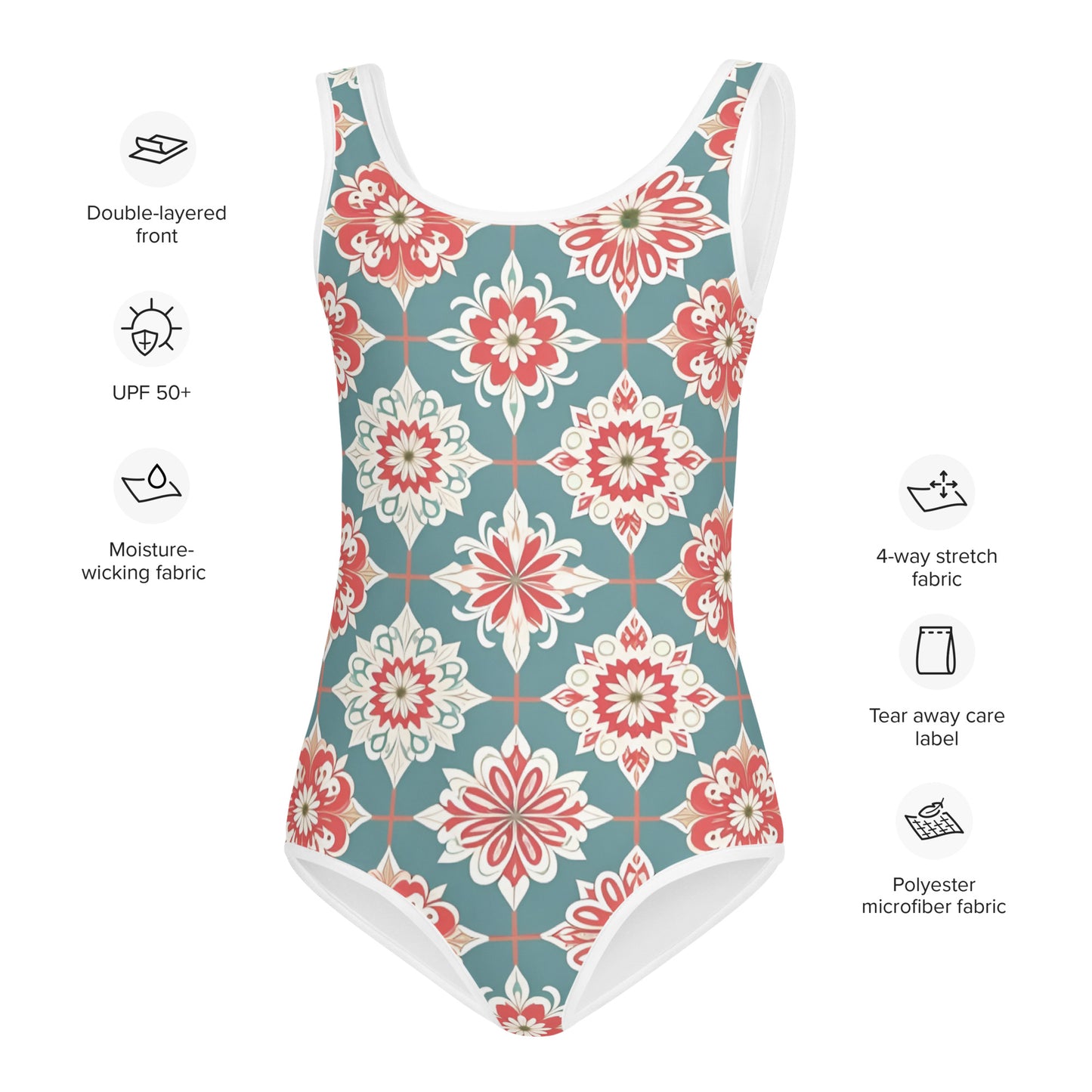 All-Over Print Kids Swimsuit