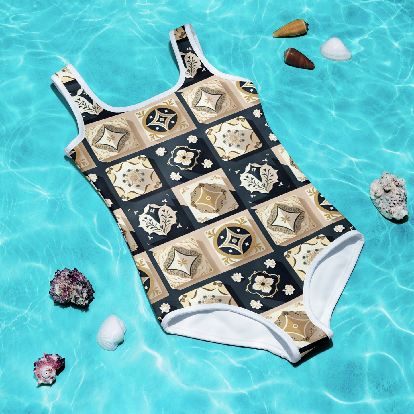 All-Over Print Kids Swimsuit