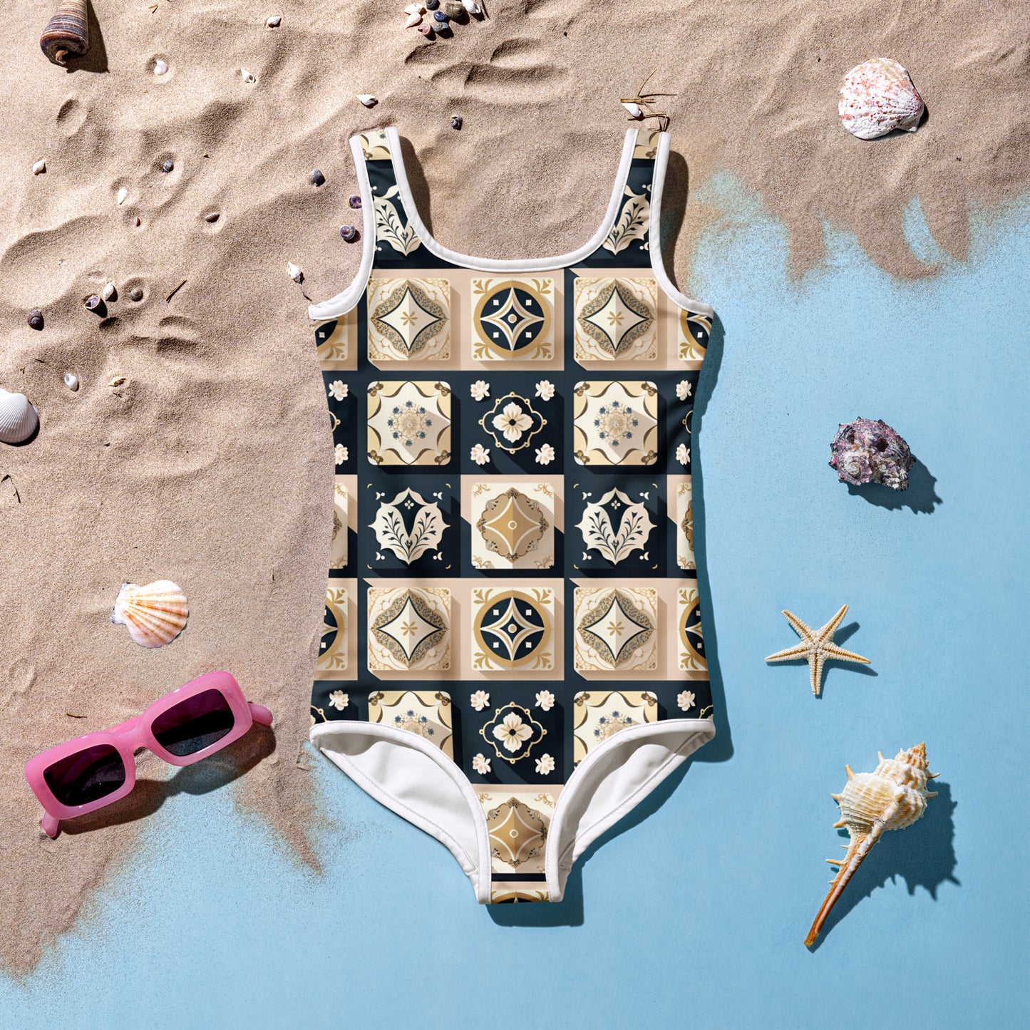 All-Over Print Kids Swimsuit