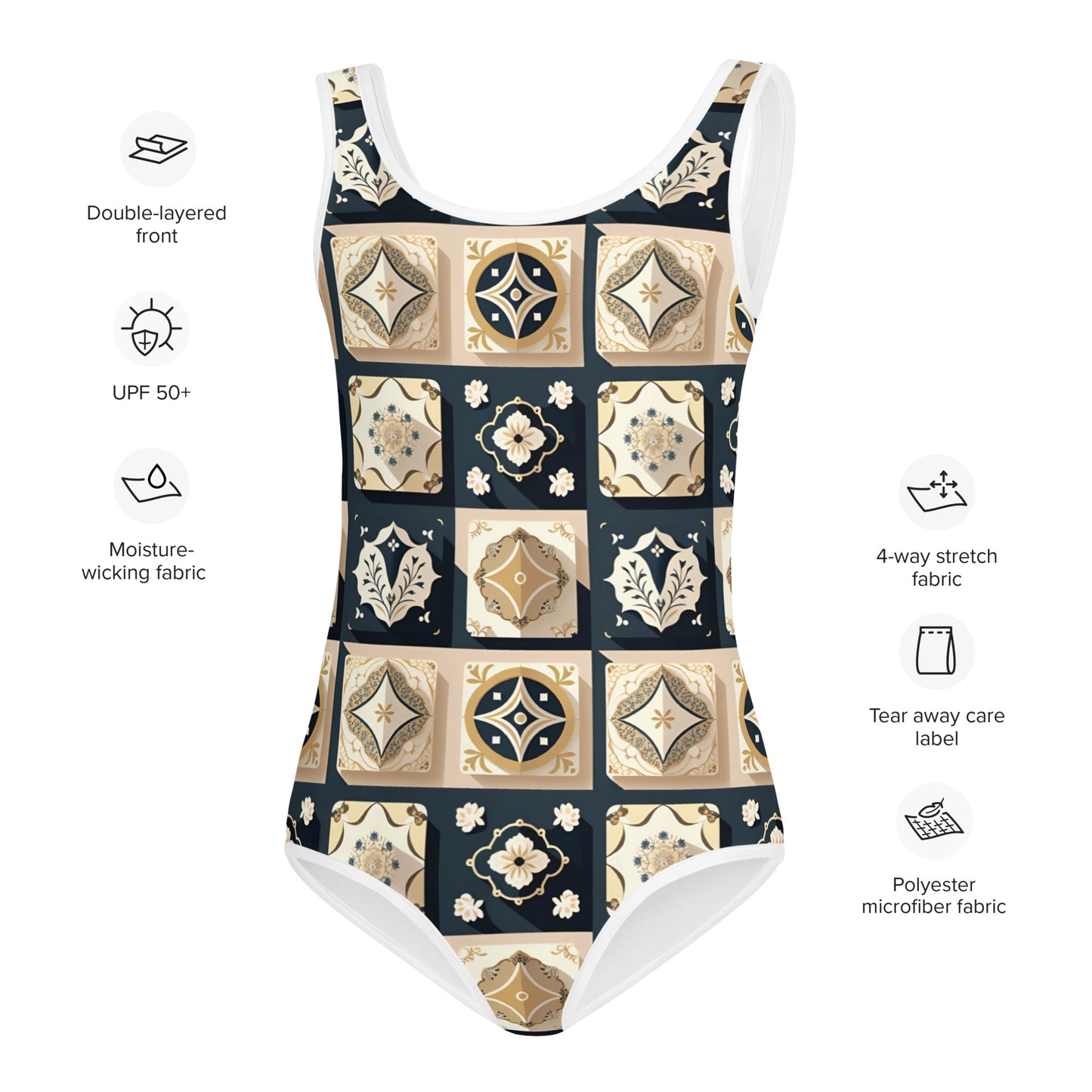 All-Over Print Kids Swimsuit