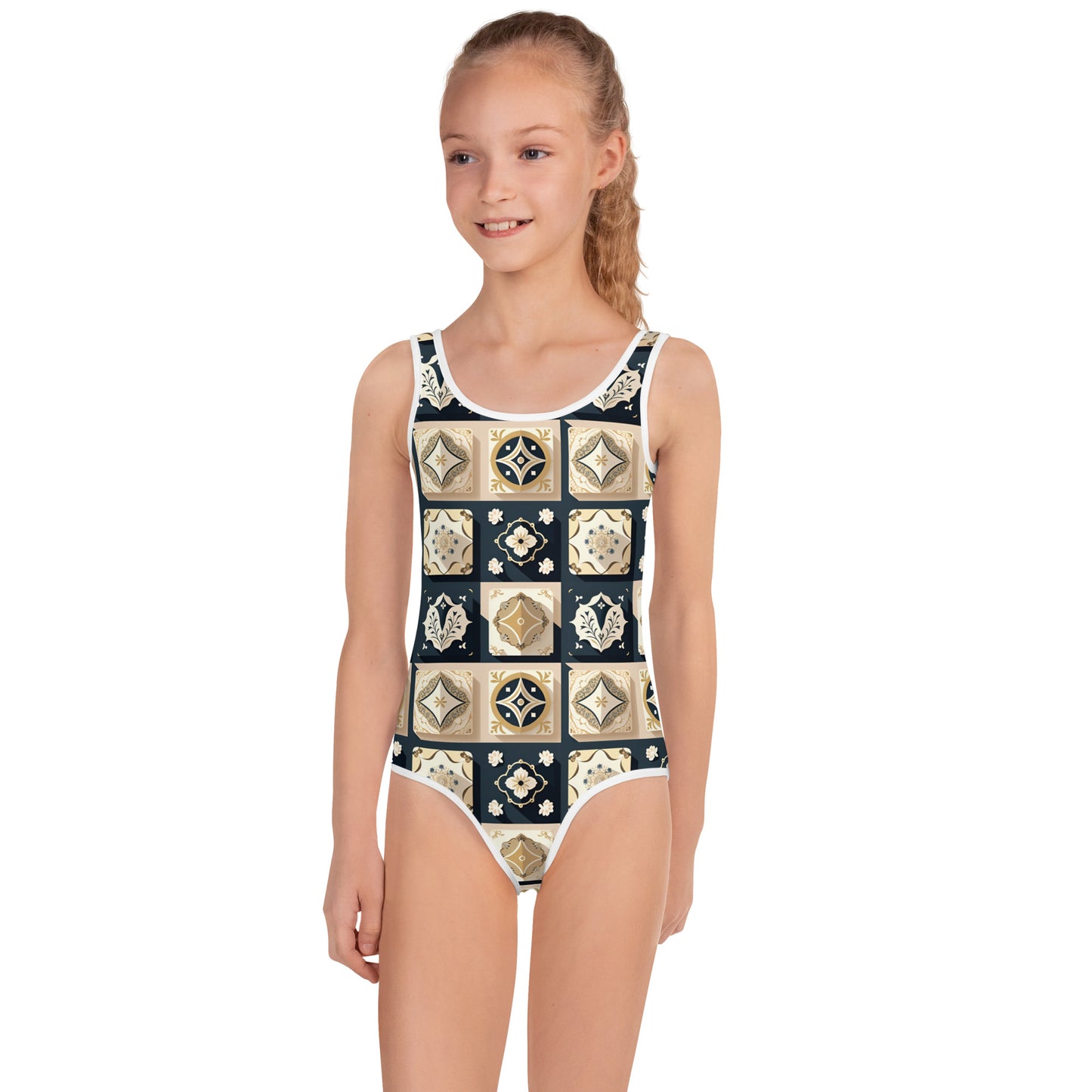 All-Over Print Kids Swimsuit