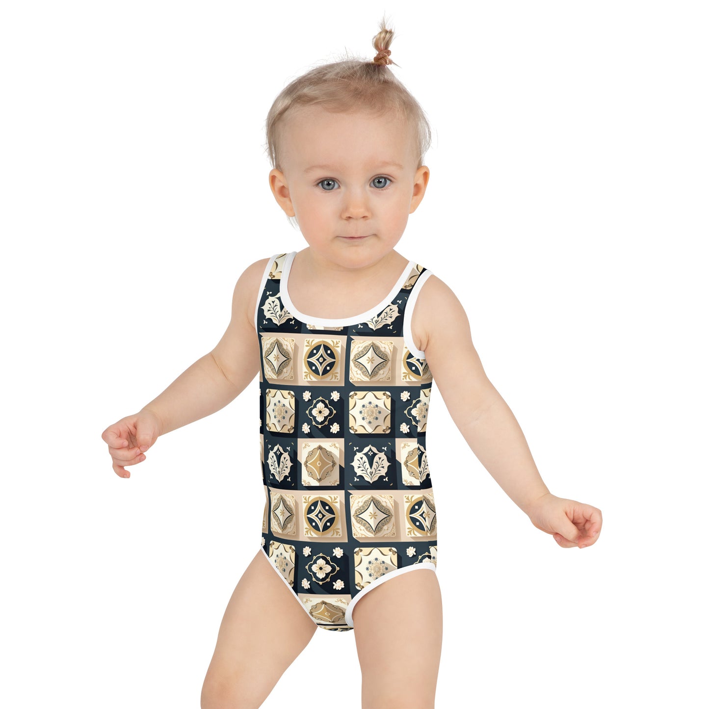 All-Over Print Kids Swimsuit