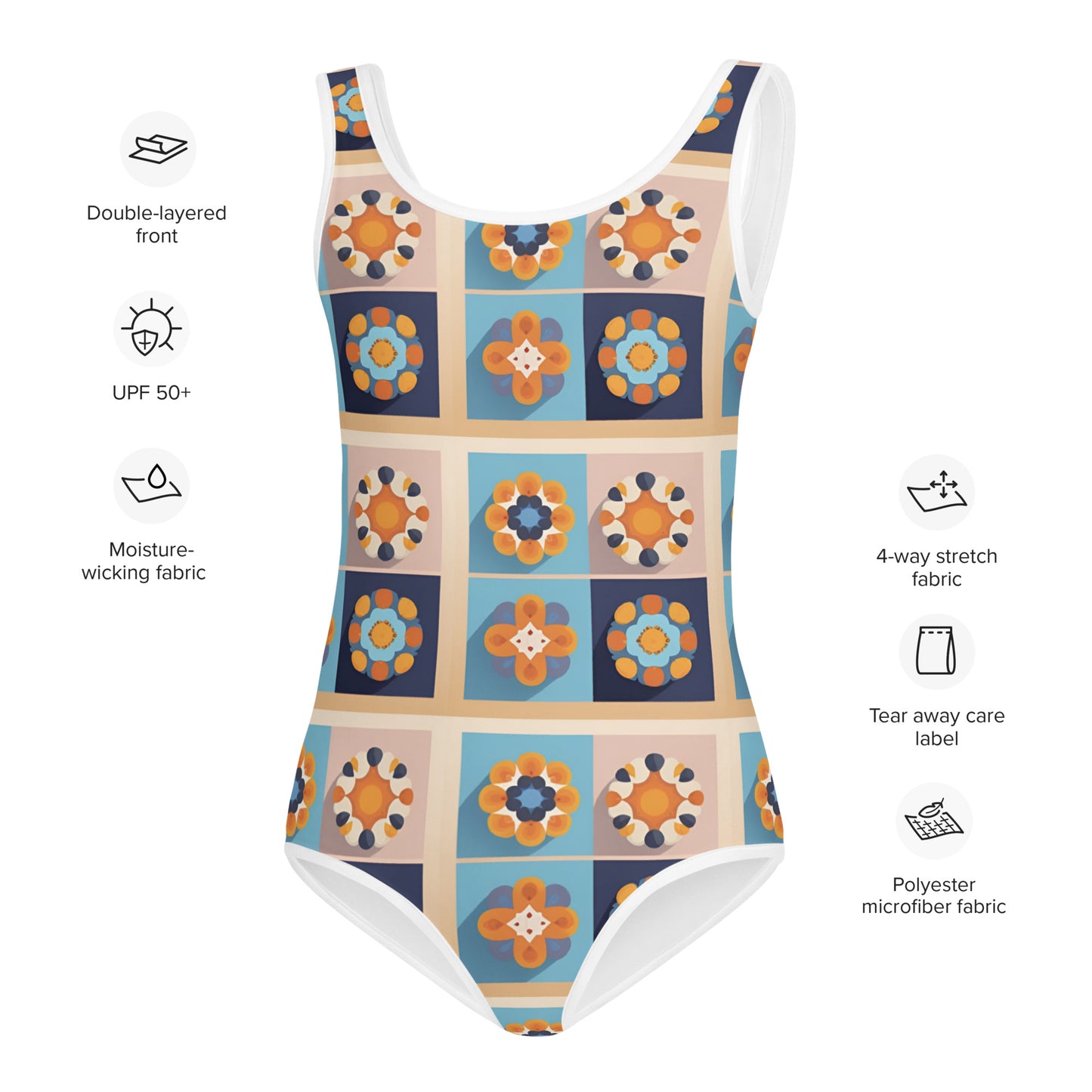 All-Over Print Kids Swimsuit