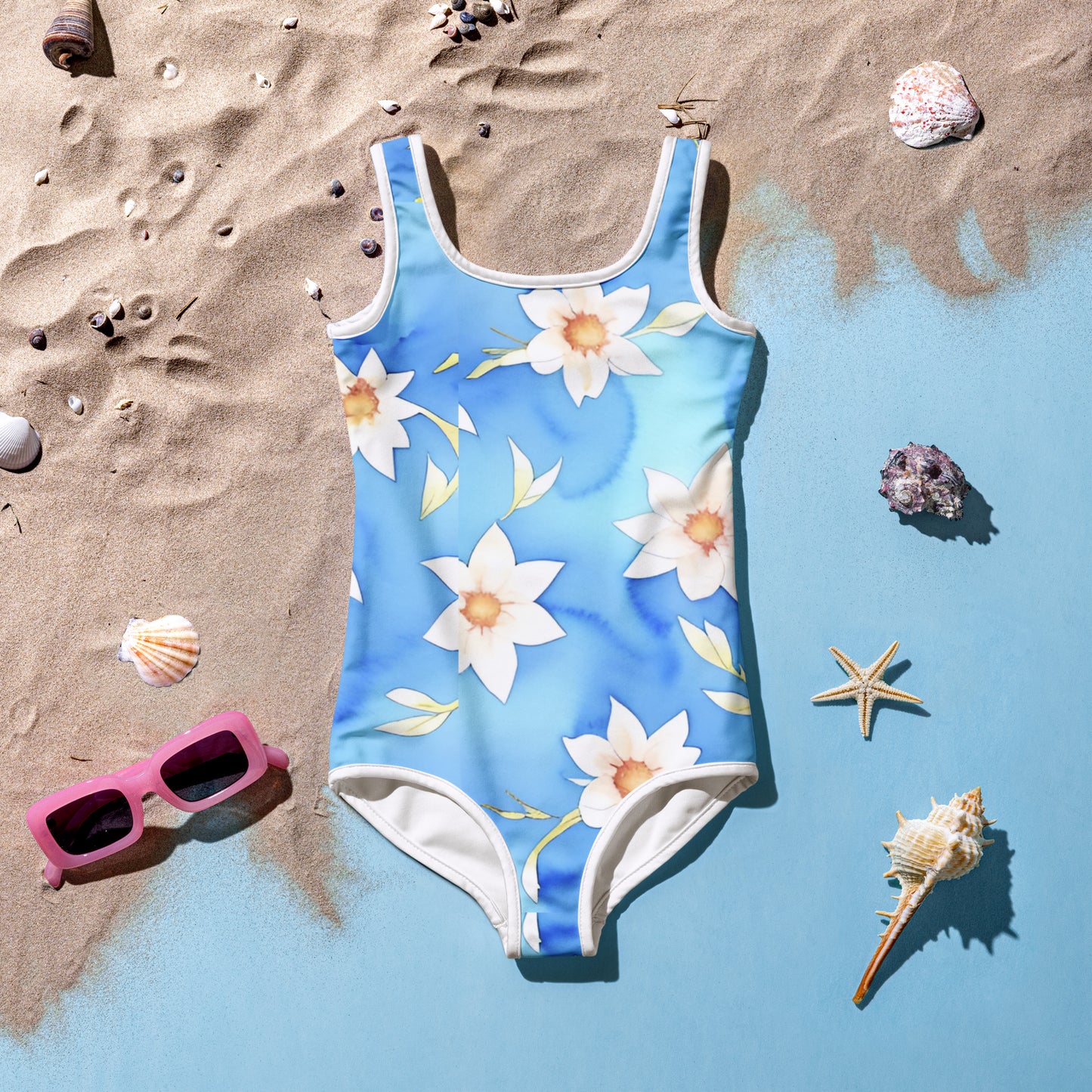 All-Over Print Kids Swimsuit