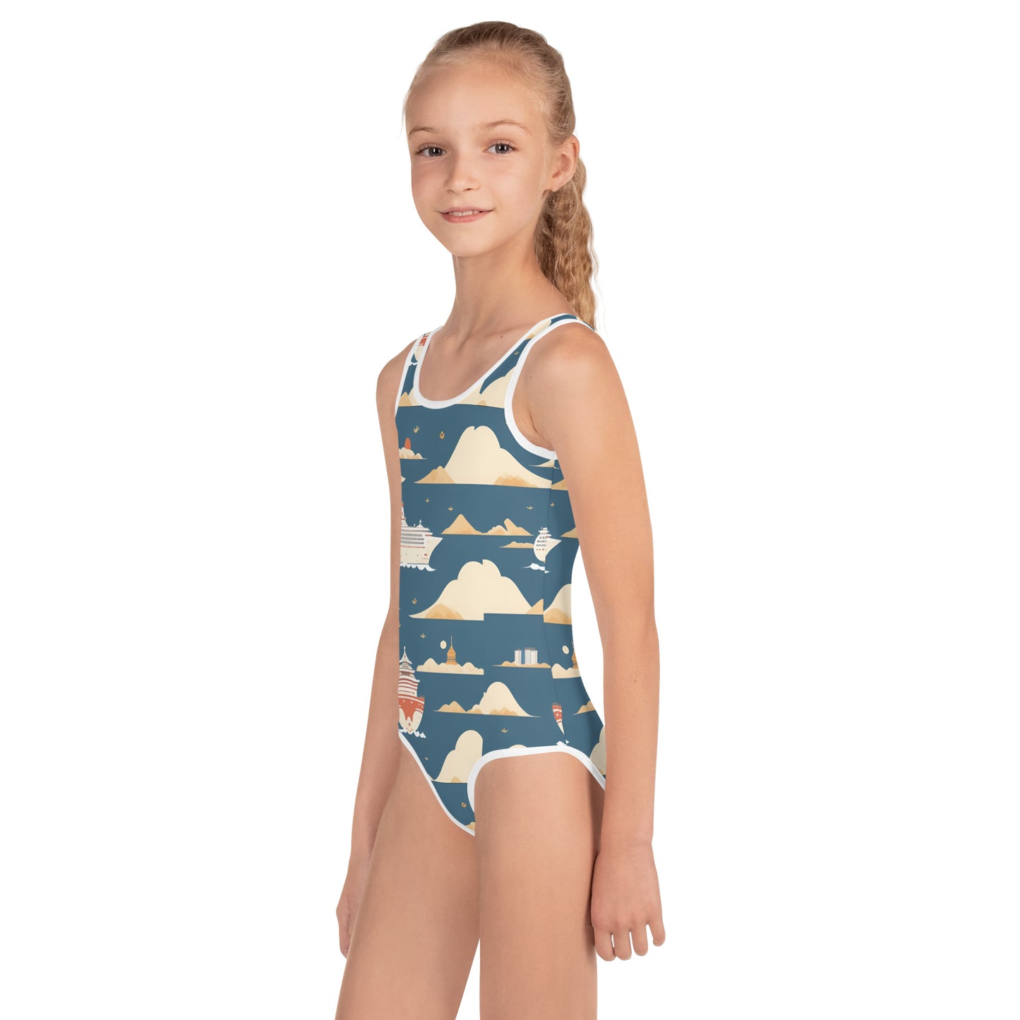 All-Over Print Kids Swimsuit