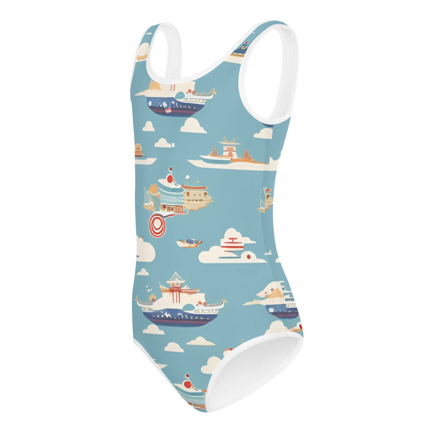 All-Over Print Kids Swimsuit