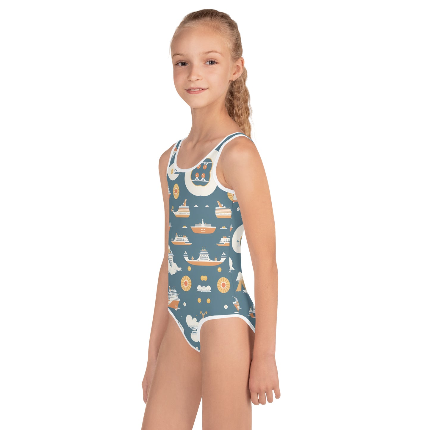 All-Over Print Kids Swimsuit