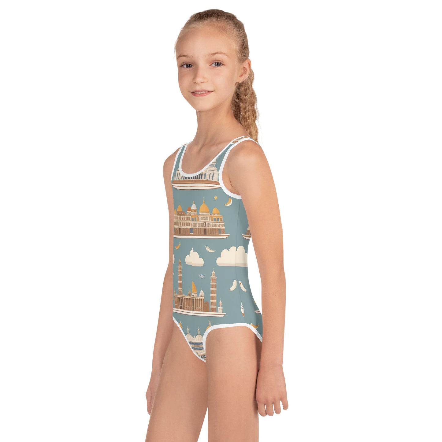 All-Over Print Kids Swimsuit