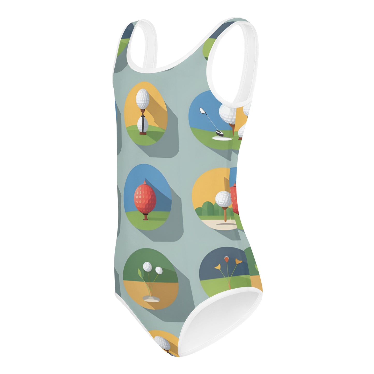 All-Over Print Kids Swimsuit