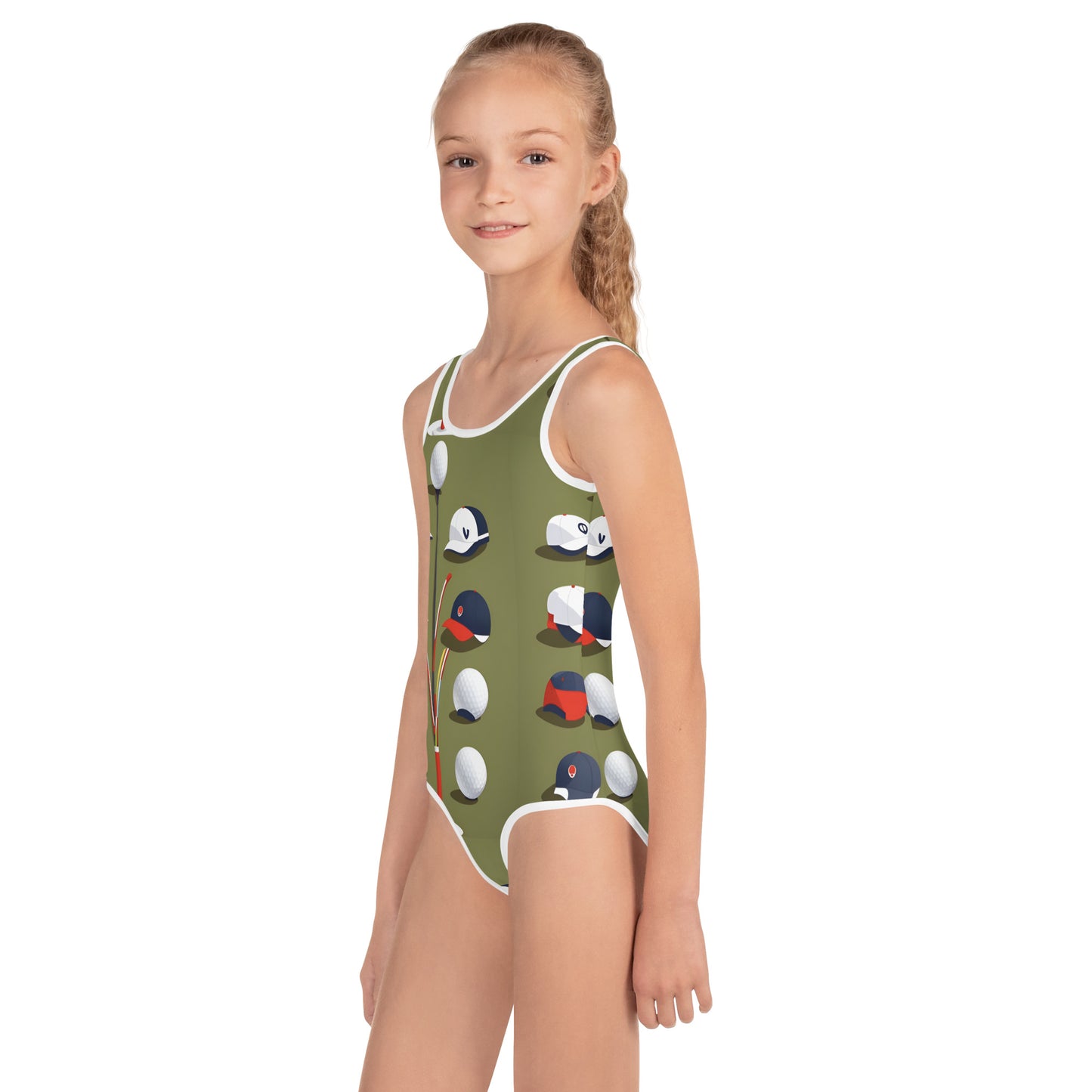 All-Over Print Kids Swimsuit