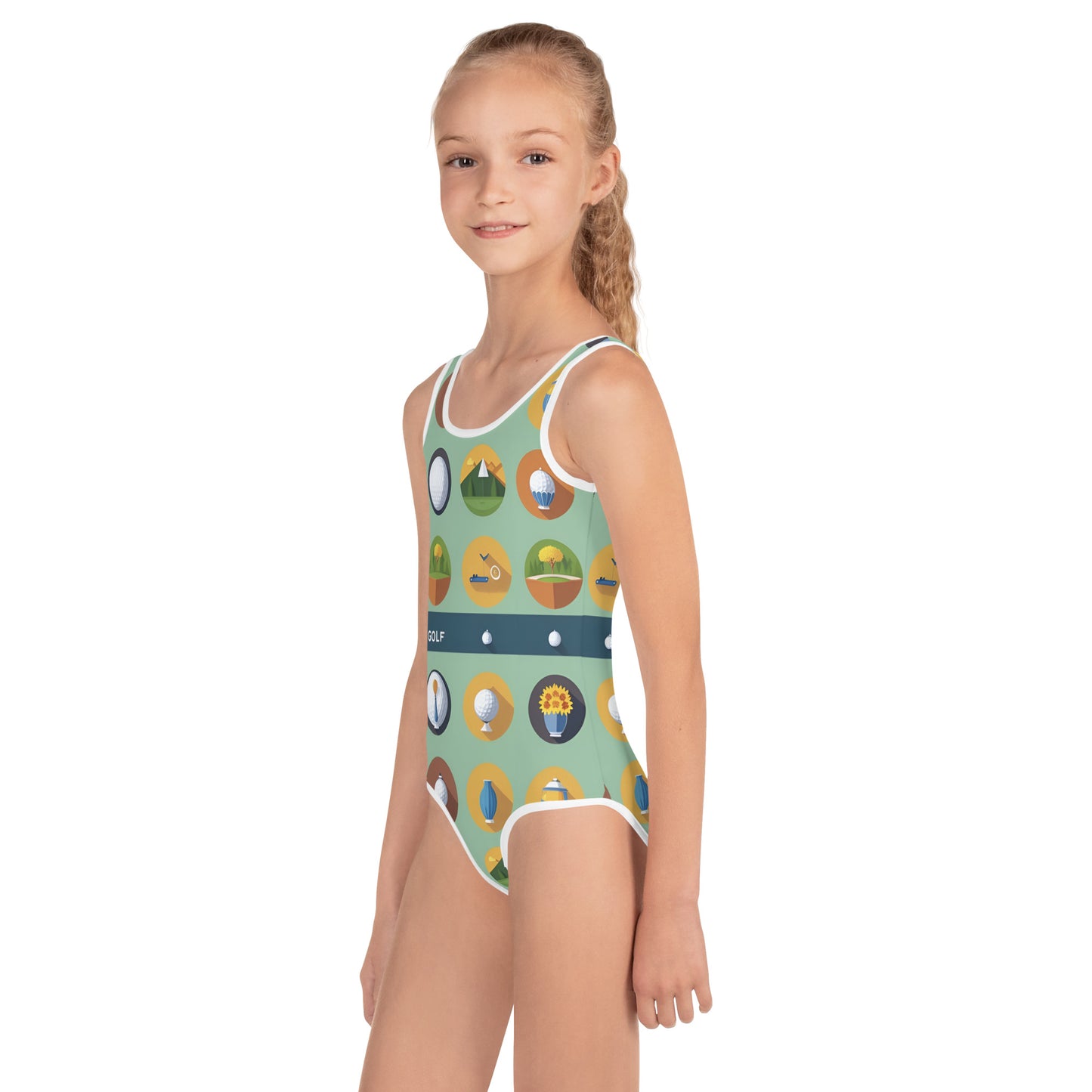 All-Over Print Kids Swimsuit