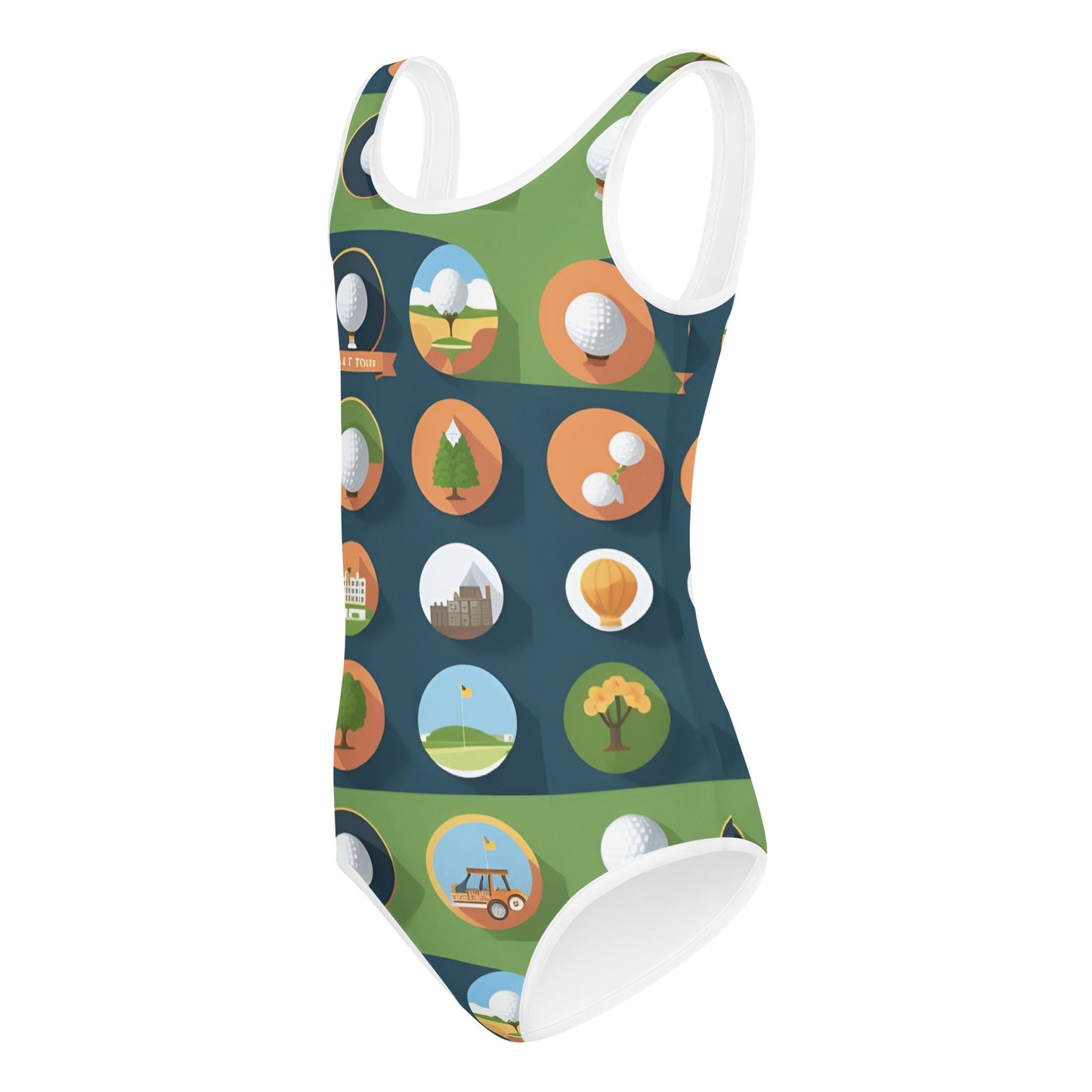 All-Over Print Kids Swimsuit