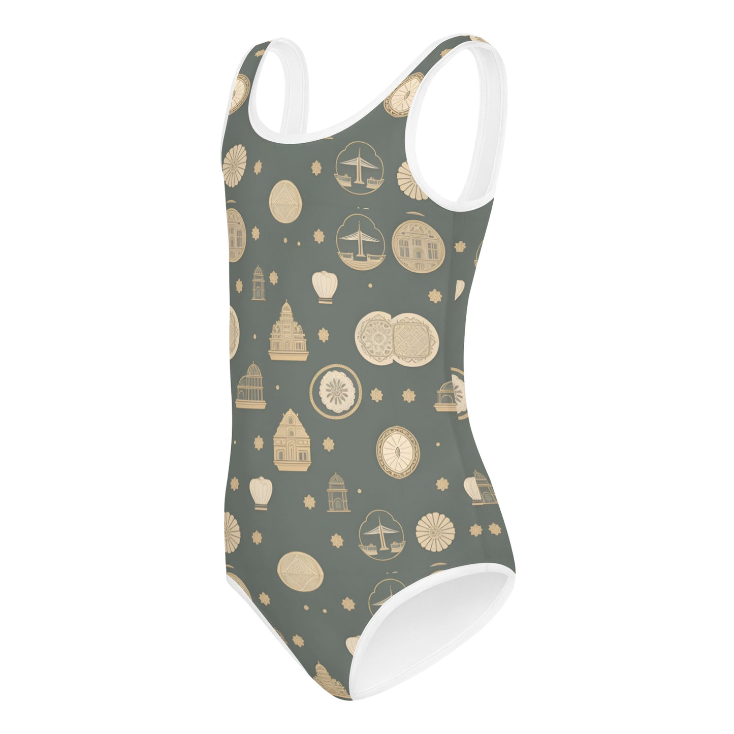 All-Over Print Kids Swimsuit