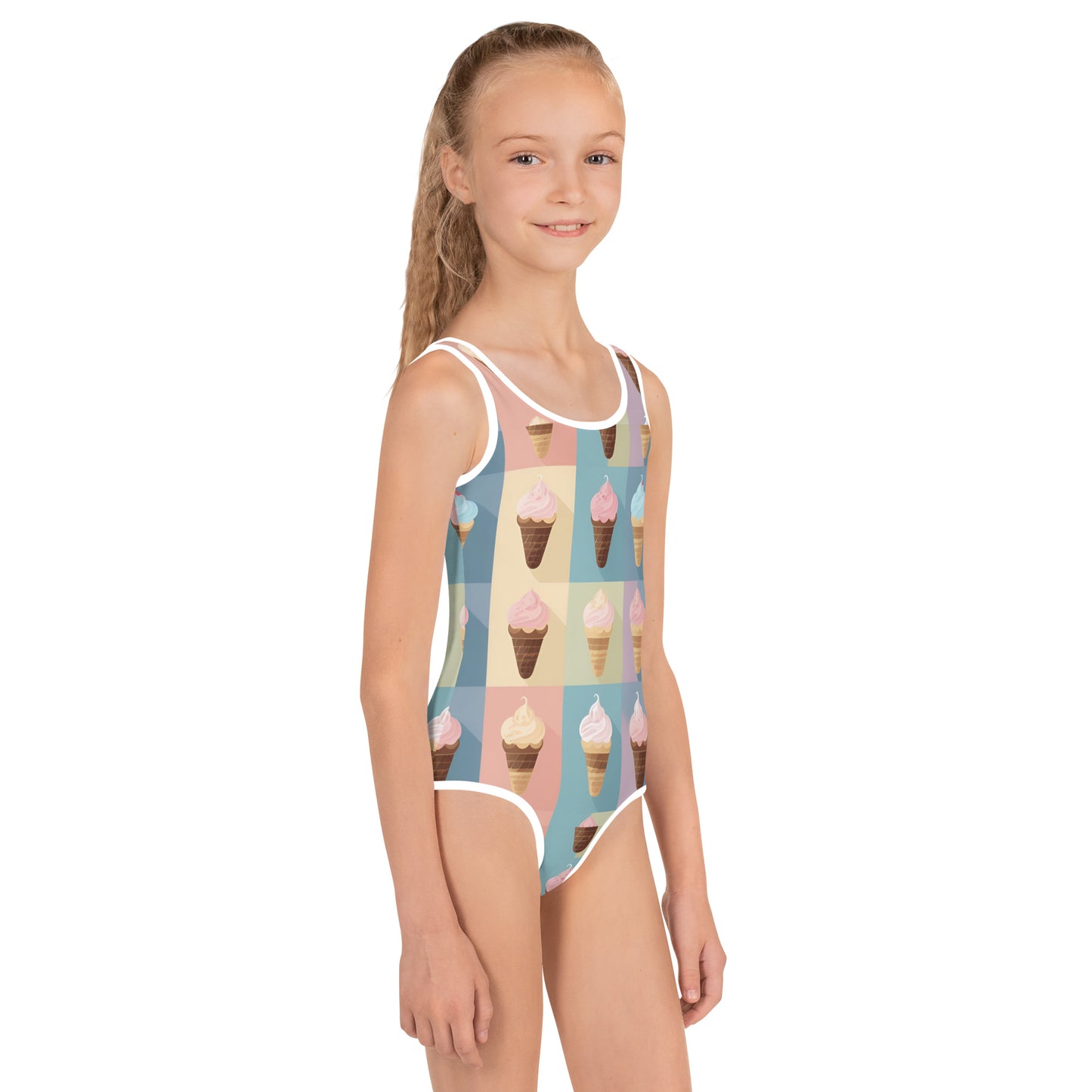 All-Over Print Kids Swimsuit